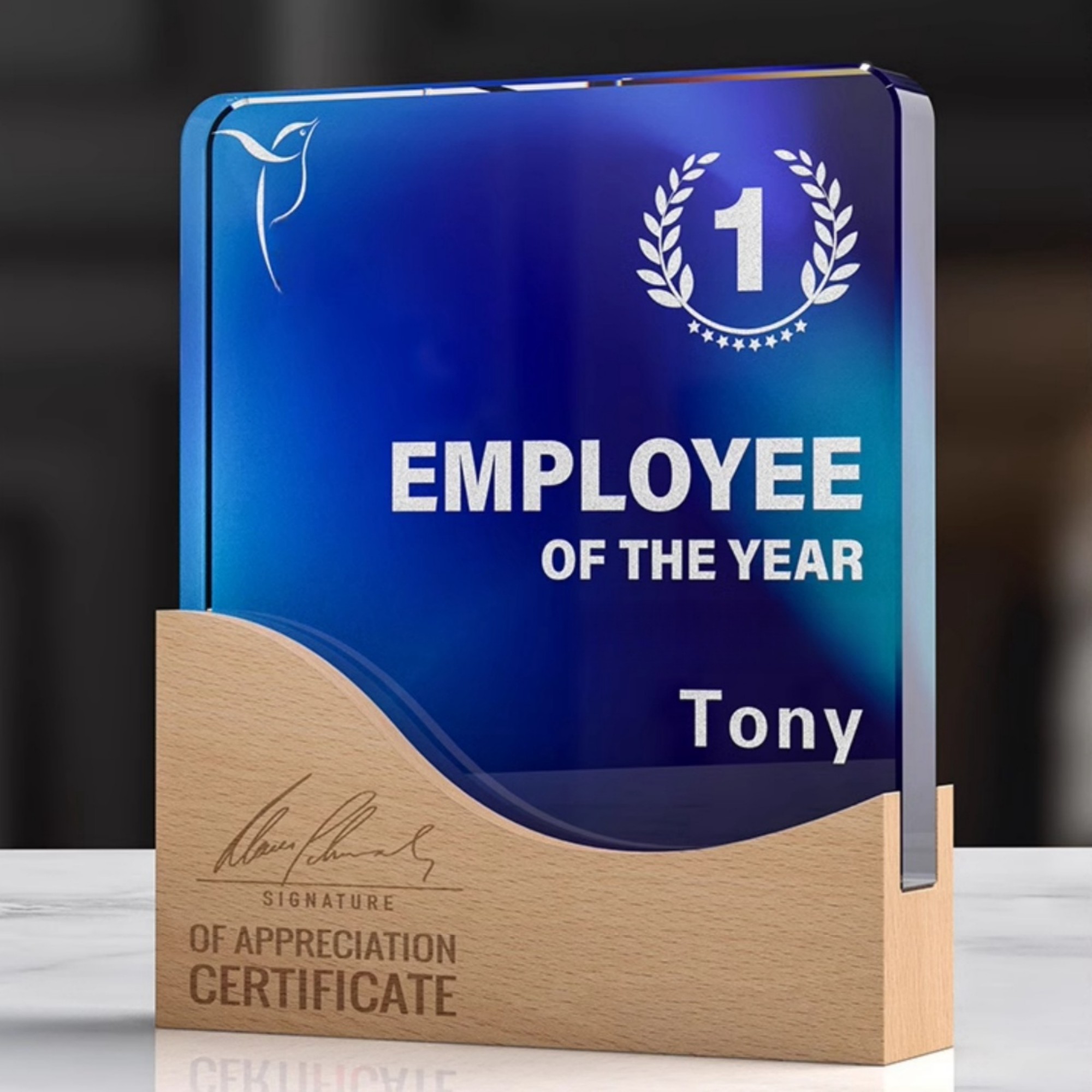 Beechwood Crystal Trophy 2