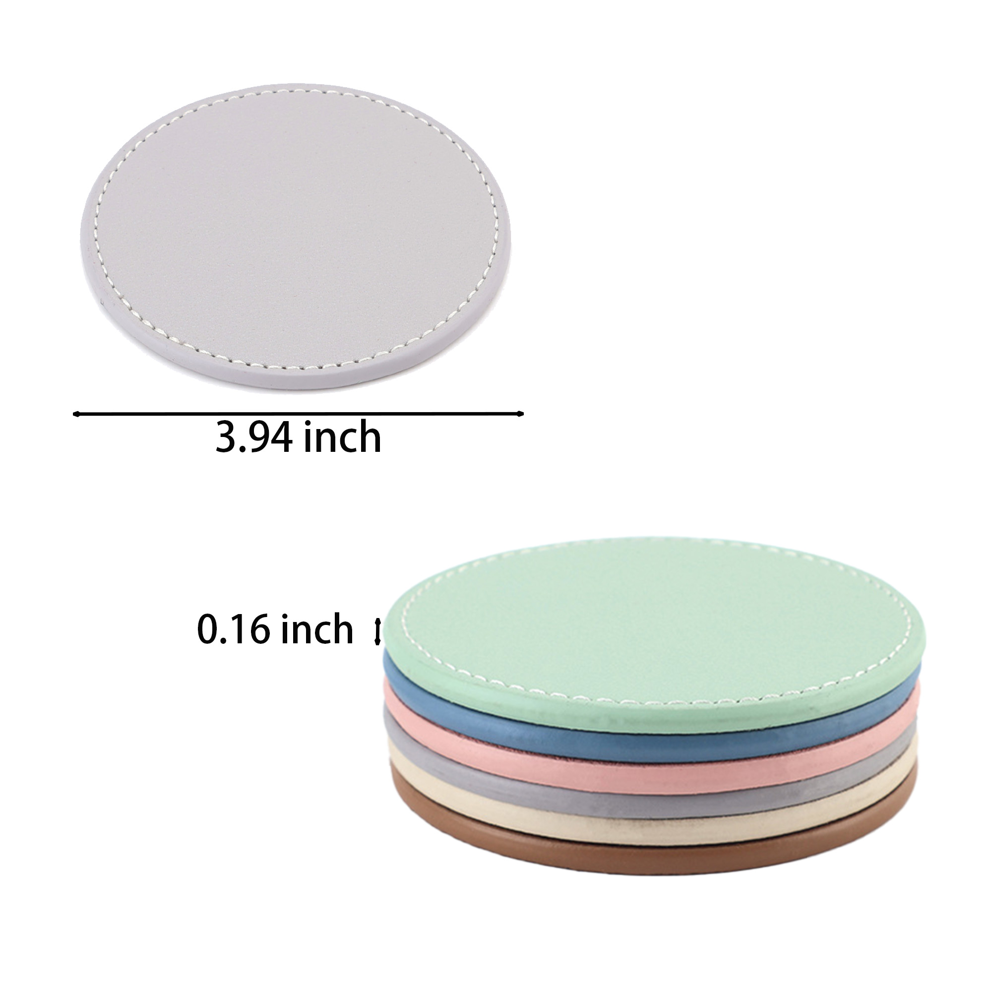 PU Leather Coaster 1