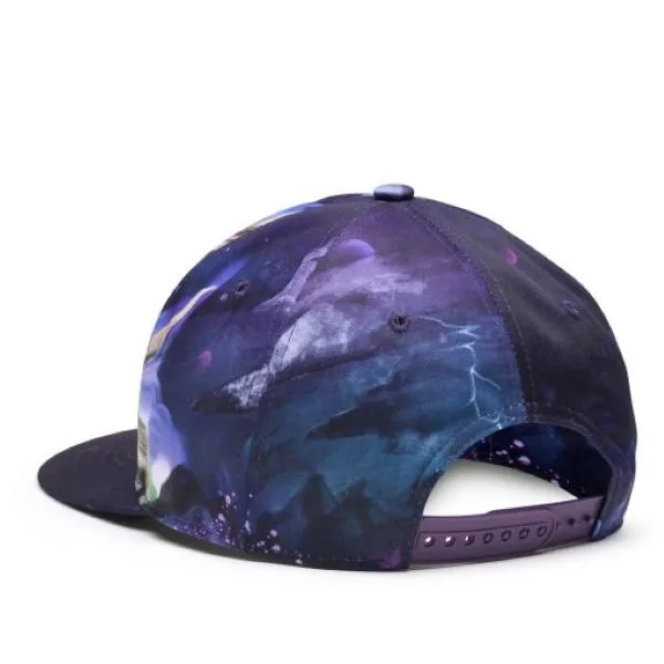 3D Printed Punk Style Snapback Baseball Cap 5