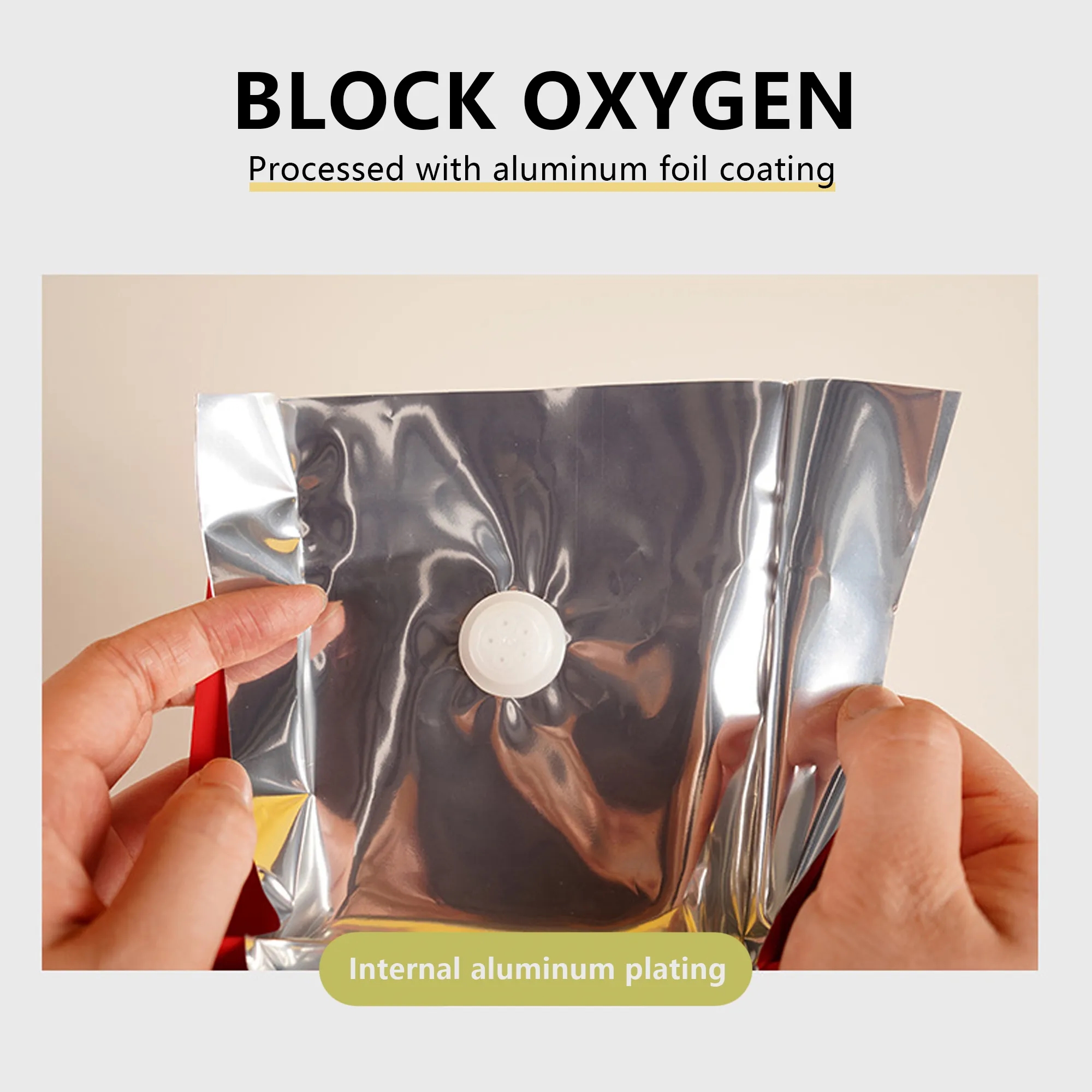 Self Sealing Coffee Bag With Degassing Valve 8
