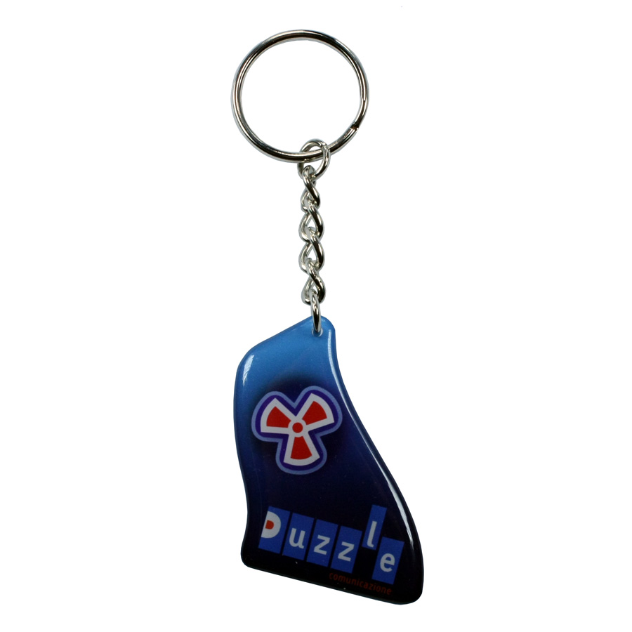 Key Chain / Tag, custom single sided imprint from 1.1 - 2 Sq. In. 6