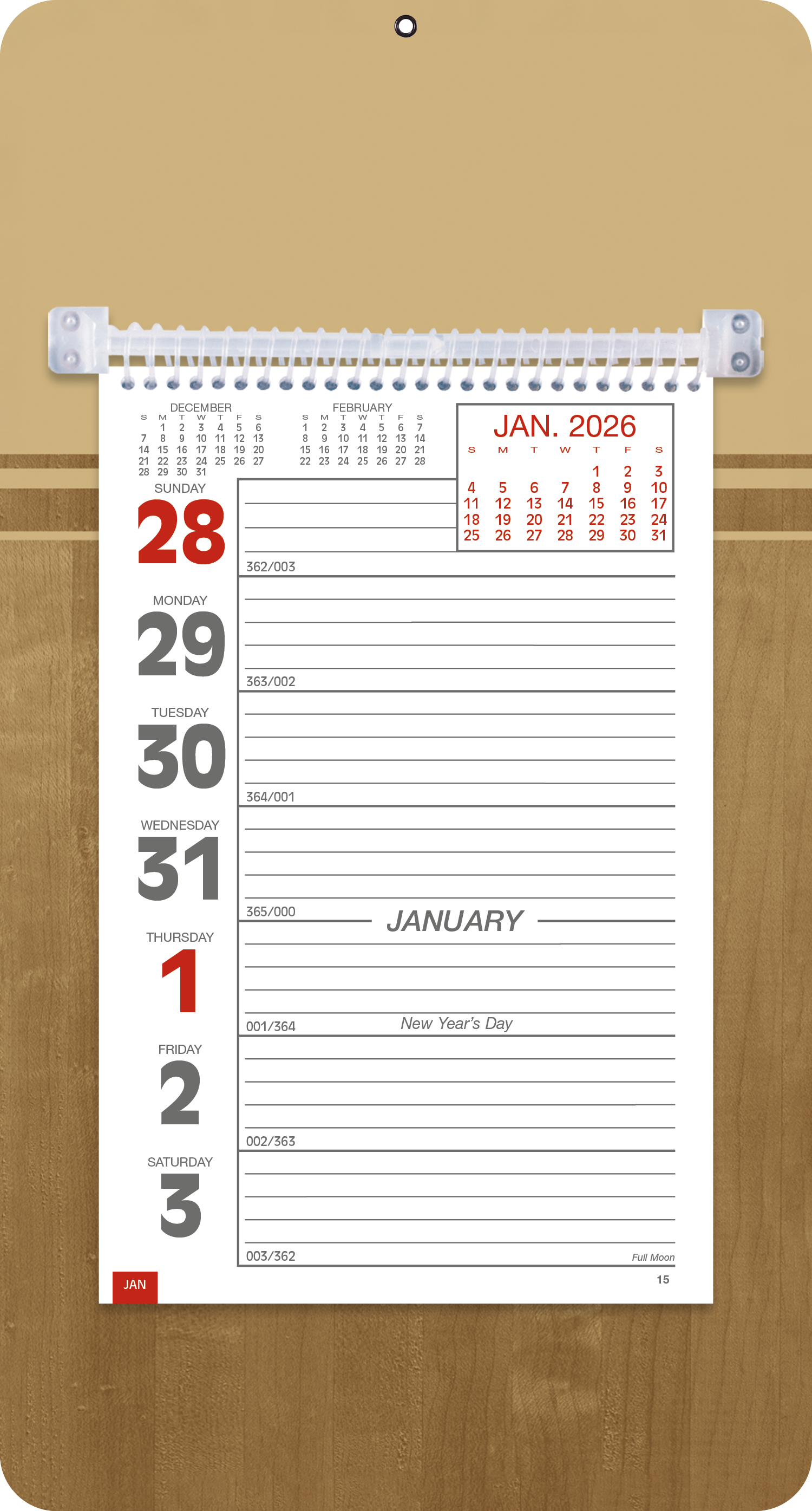 Triumph® Calendars Weekly Memo Calendar 61