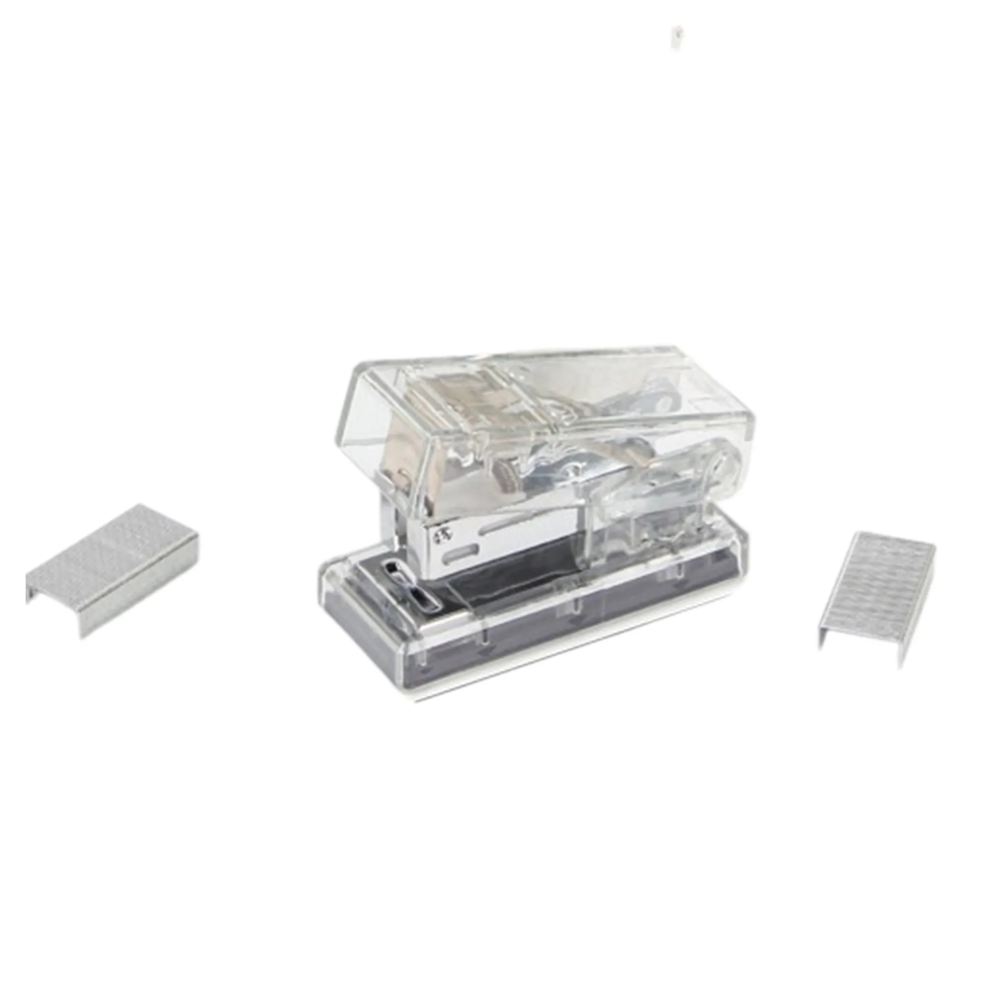 Small Handheld Transparent Stapler With Staples 2