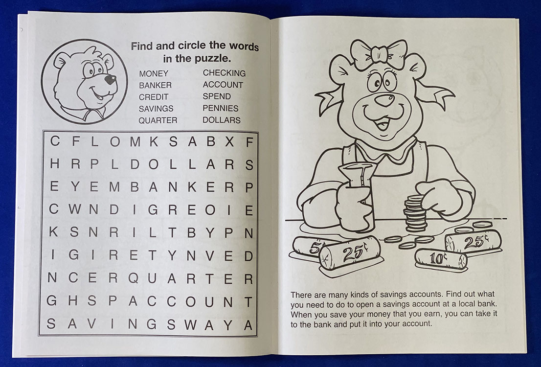 COLORING BOOK - My Favorite Bank Coloring & Activity Book 5