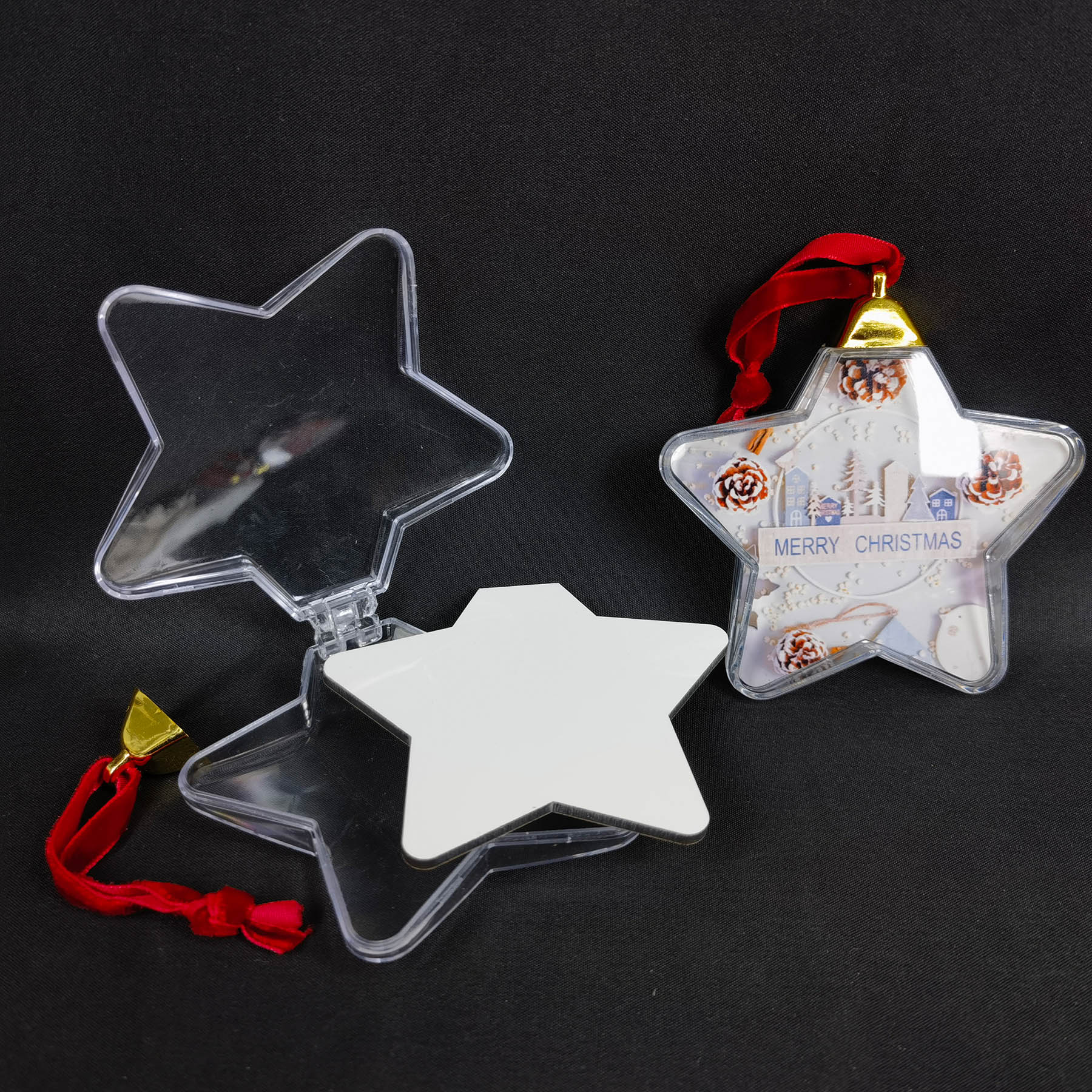 Holiday Design MDF Full Color Clear Ornament 3
