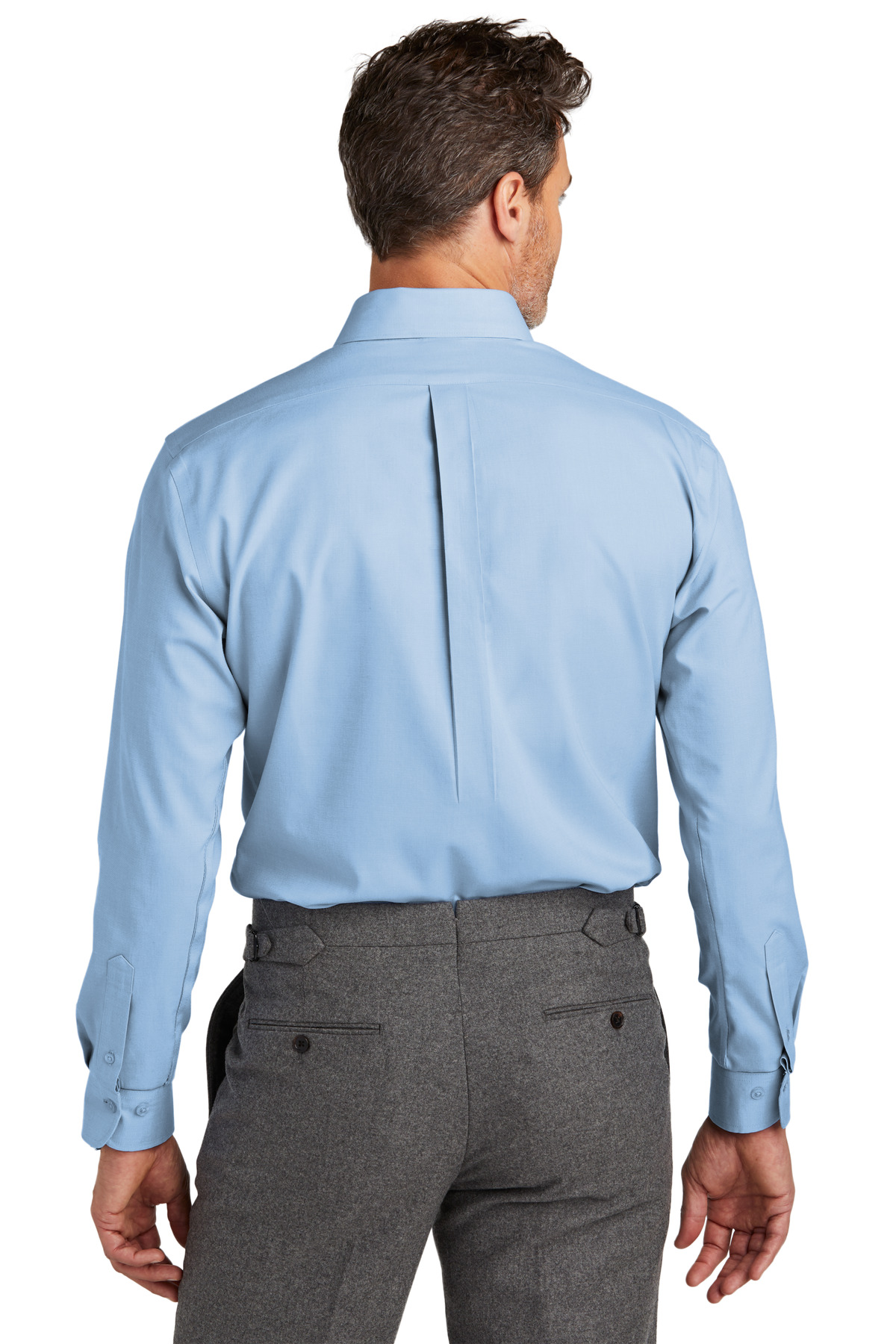 Brooks Brothers Tall Wrinkle-Free Stretch Nailhead Shirt TBB18002 16