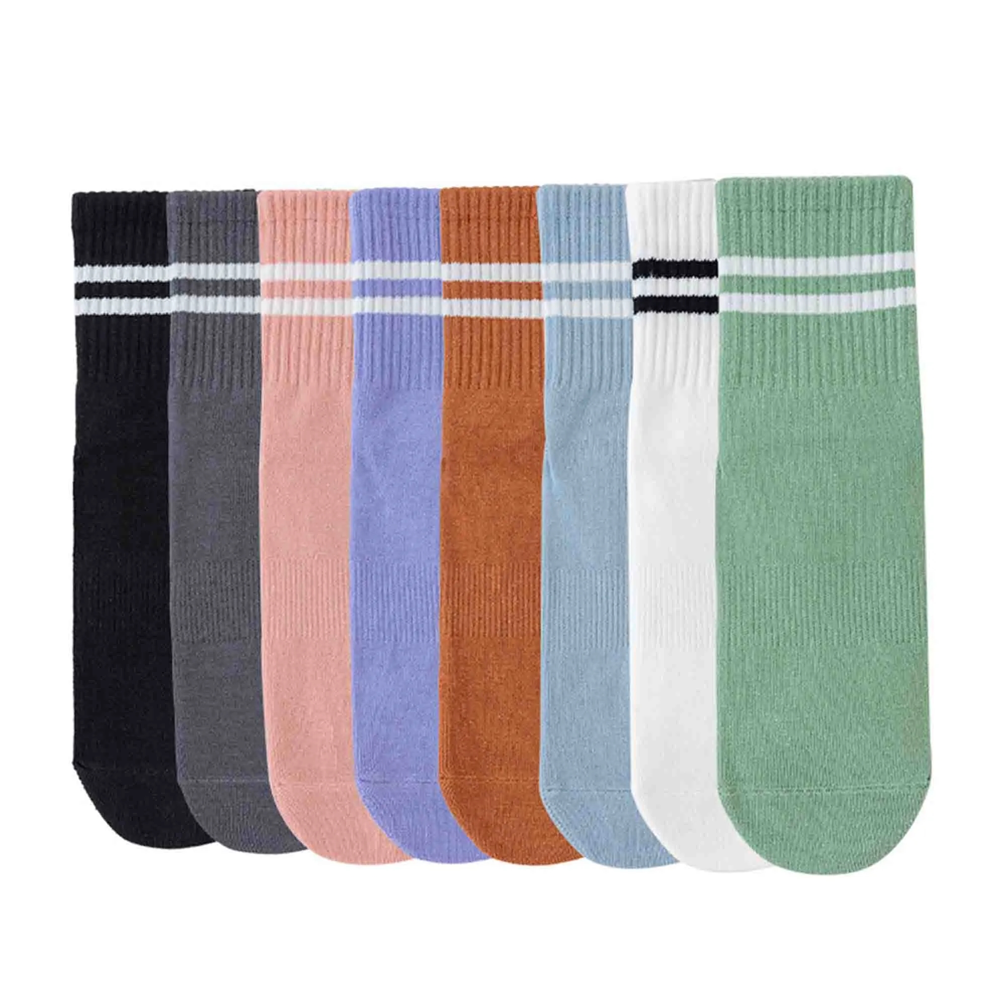 Non Slip Grip Socks with Cushion for Yoga Pilates Barre 2