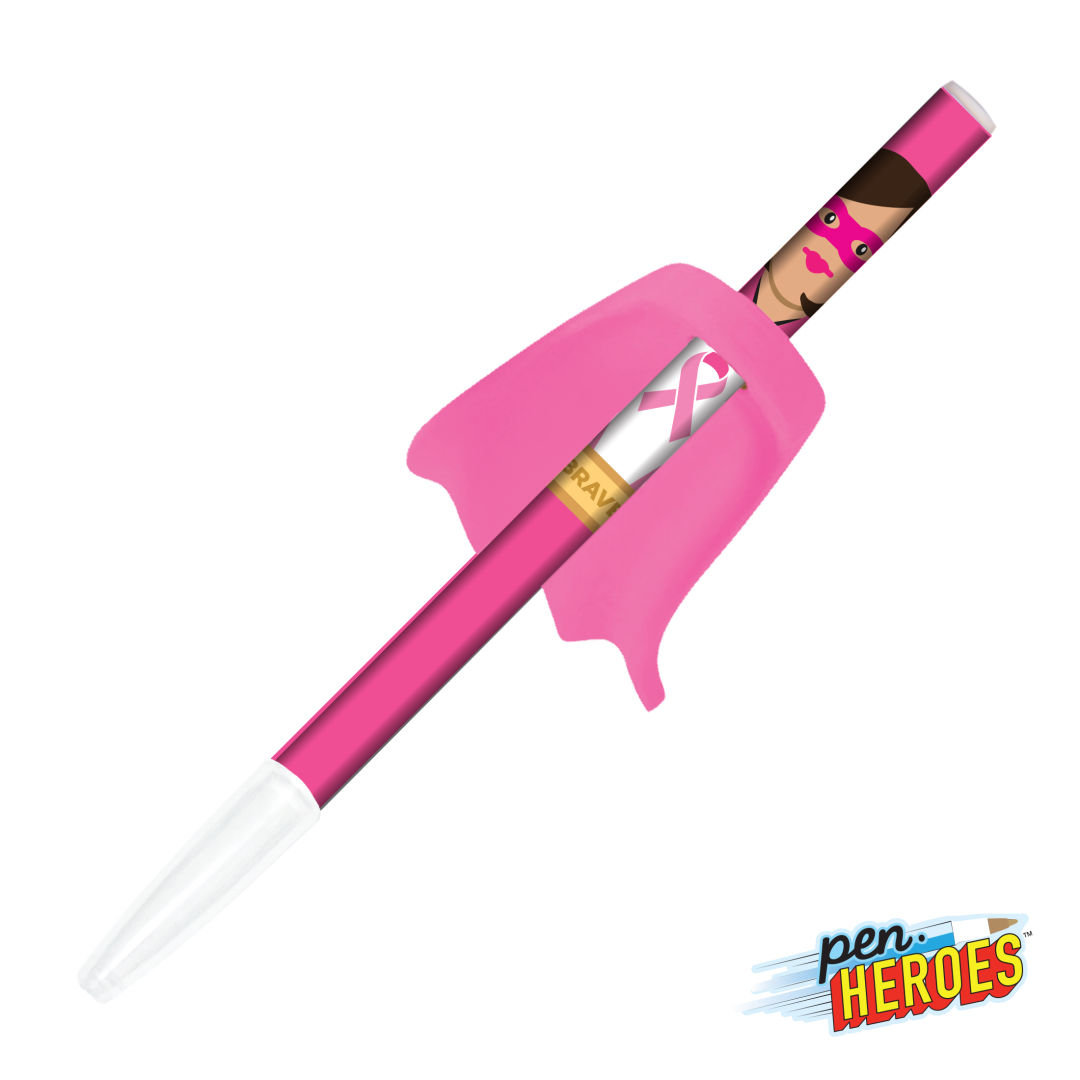 Pen Heroes™ Awareness Series Female w/Cape Pen 12