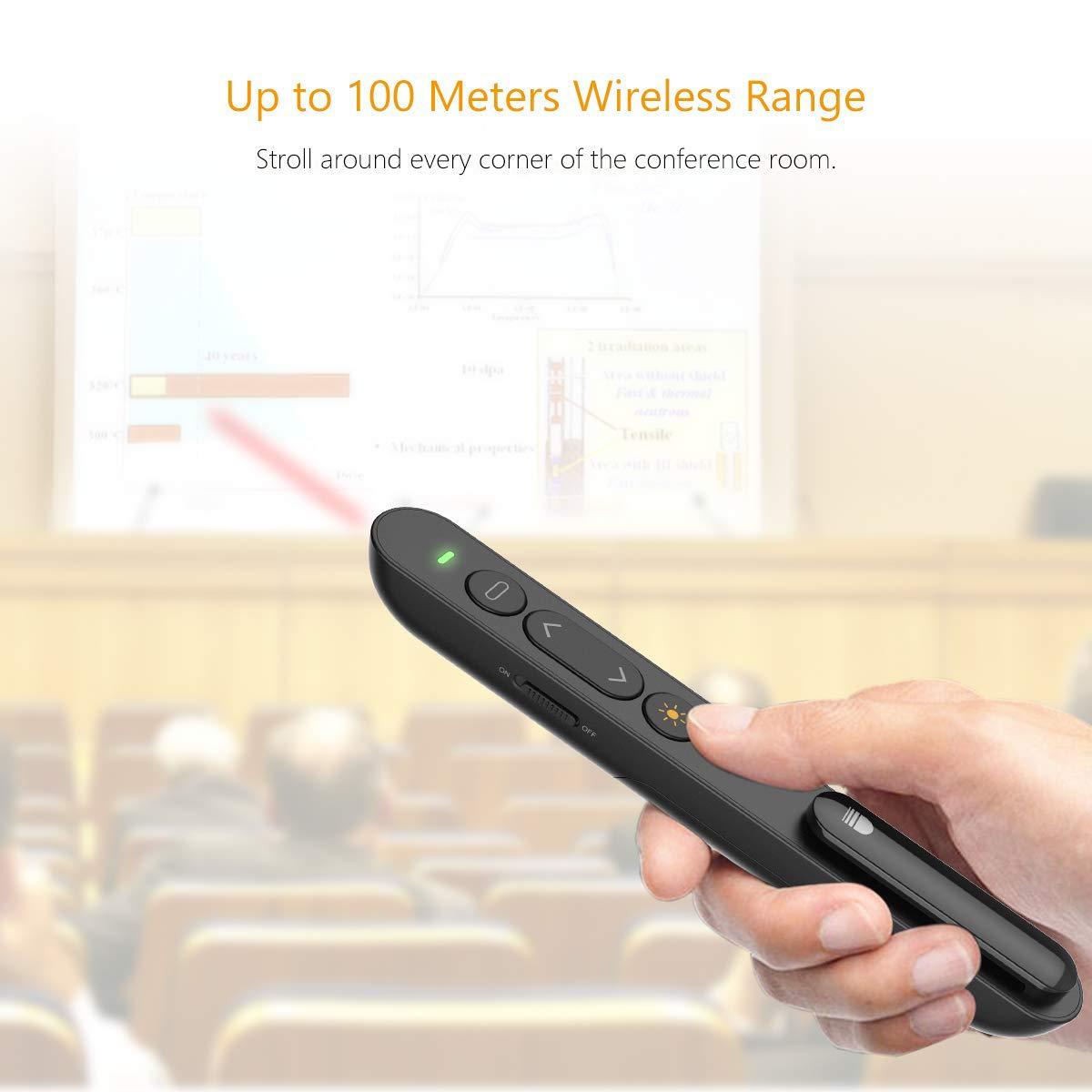 Wireless Presenter Remote Powerpoint Clicker 12