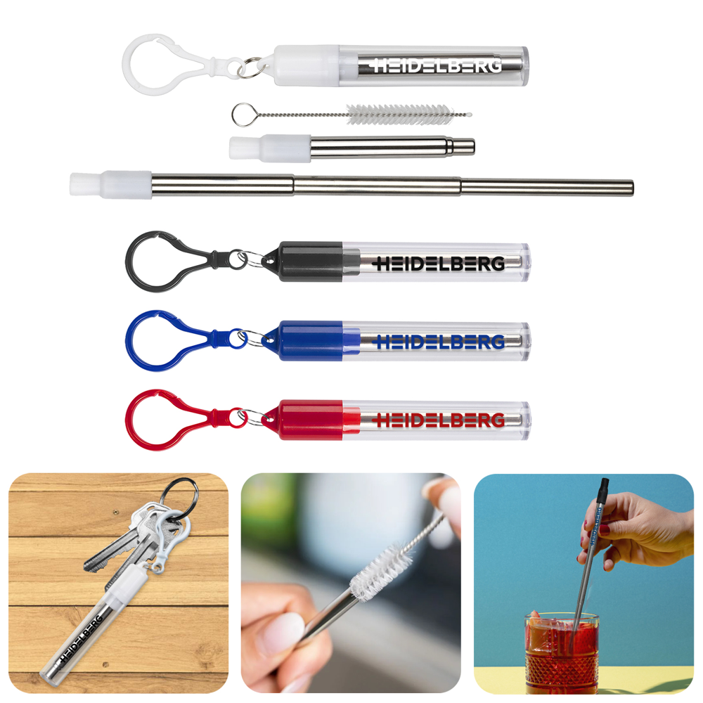 Collapsible Straw Set