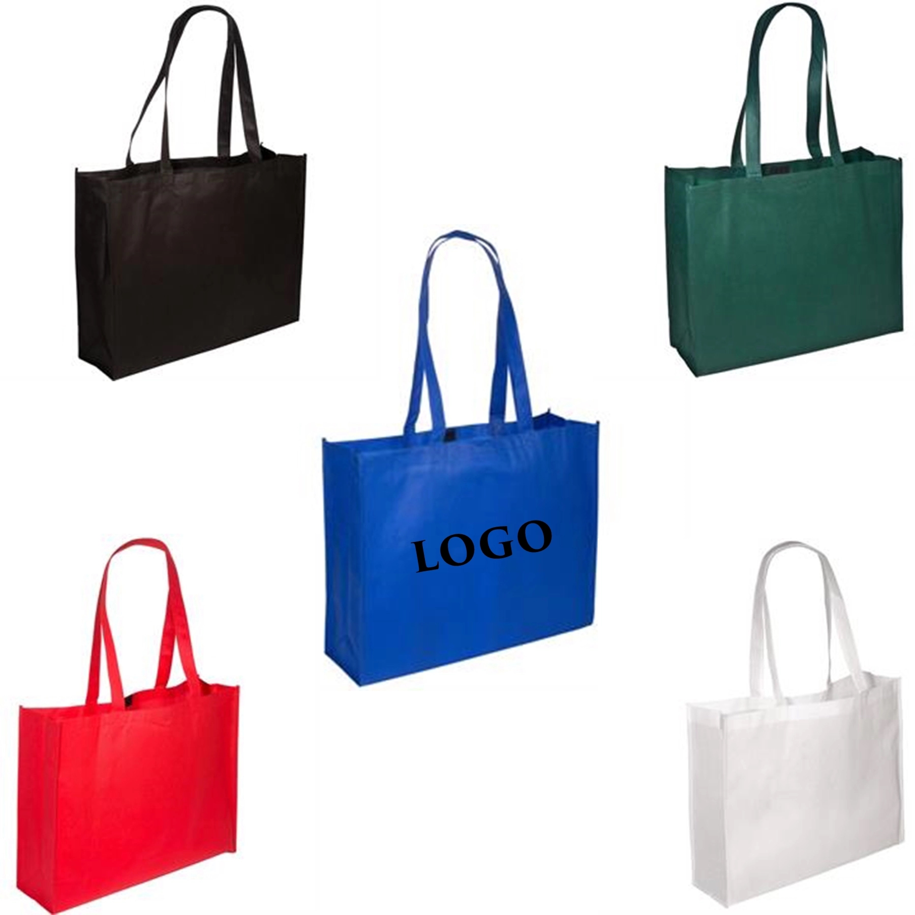 White Non-woven Tote Bag