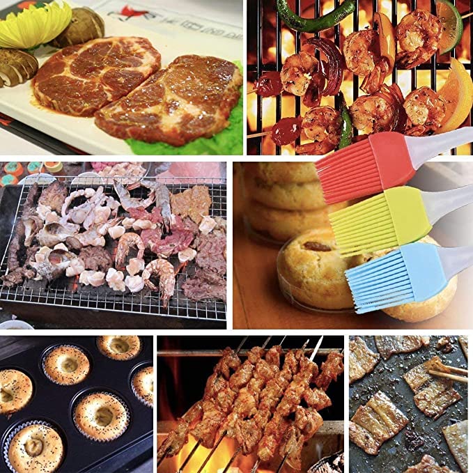Silicone Heatproof Basting Pastry Brush Barbecue Utensil 15