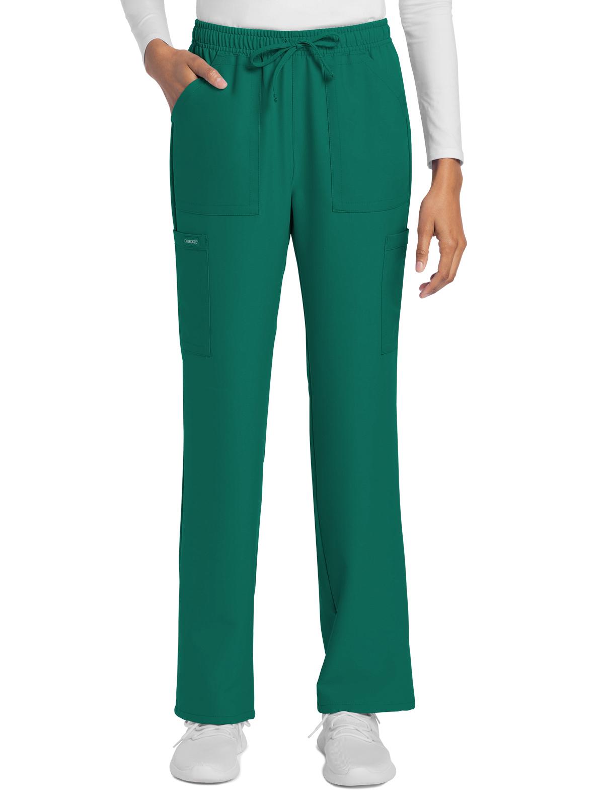 Cherokee - WW Originals Ultra - Women's 4-Pocket Drawstring Cargo Pant 42
