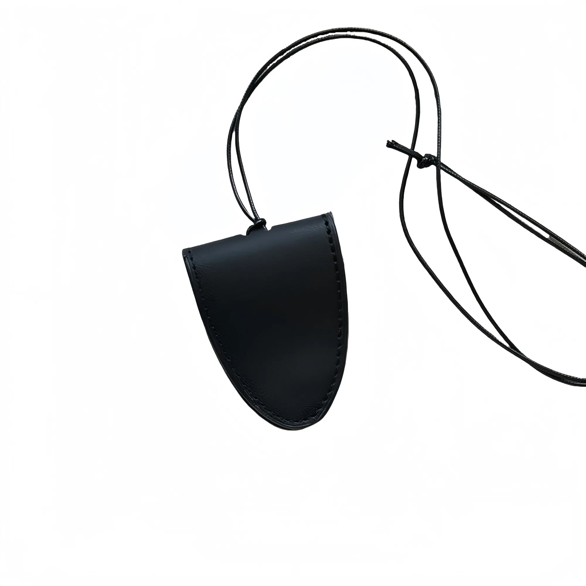 PU Leather Neck Hanging Magnetic Sunglasses Holder 8