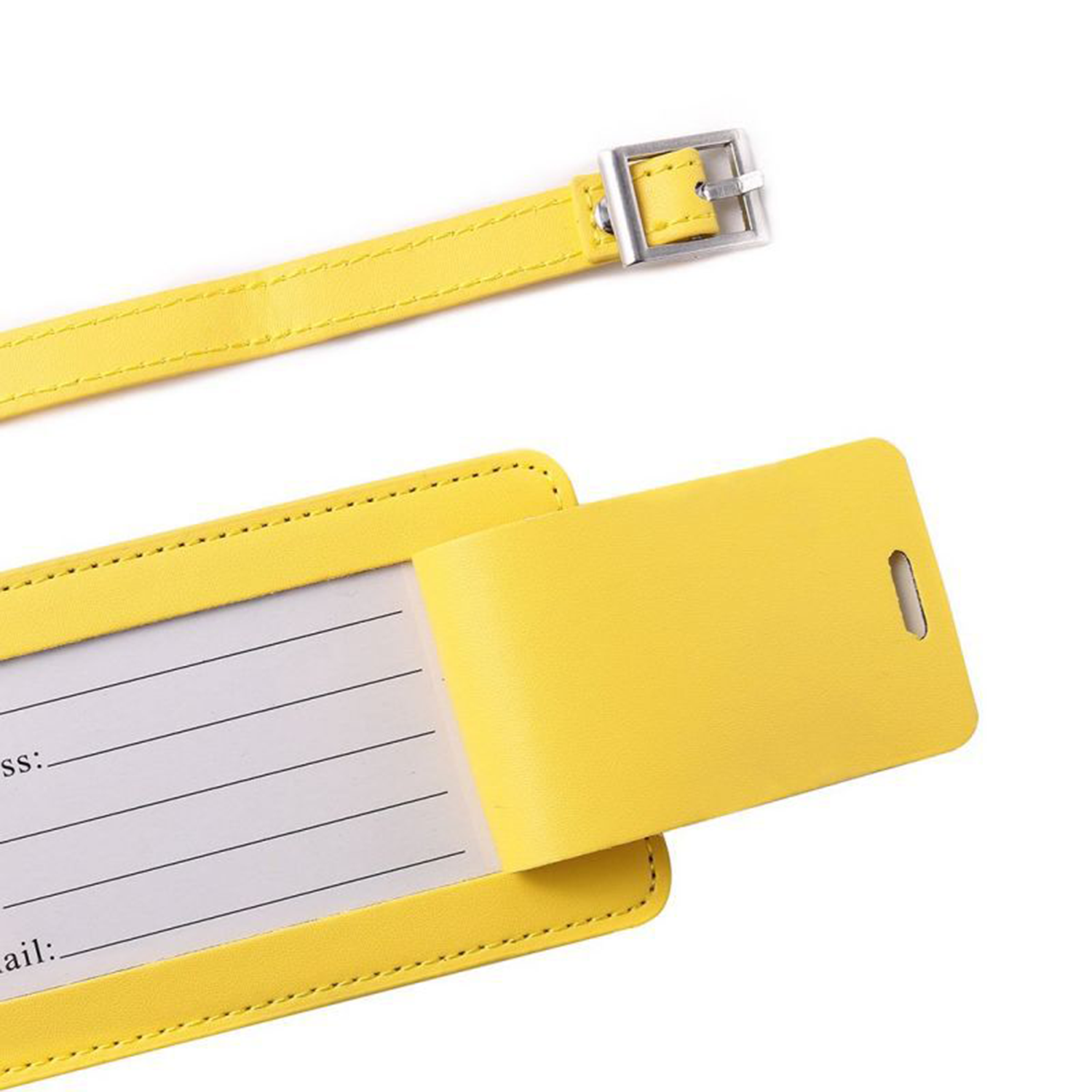 PU Leather Luggage Tag 2