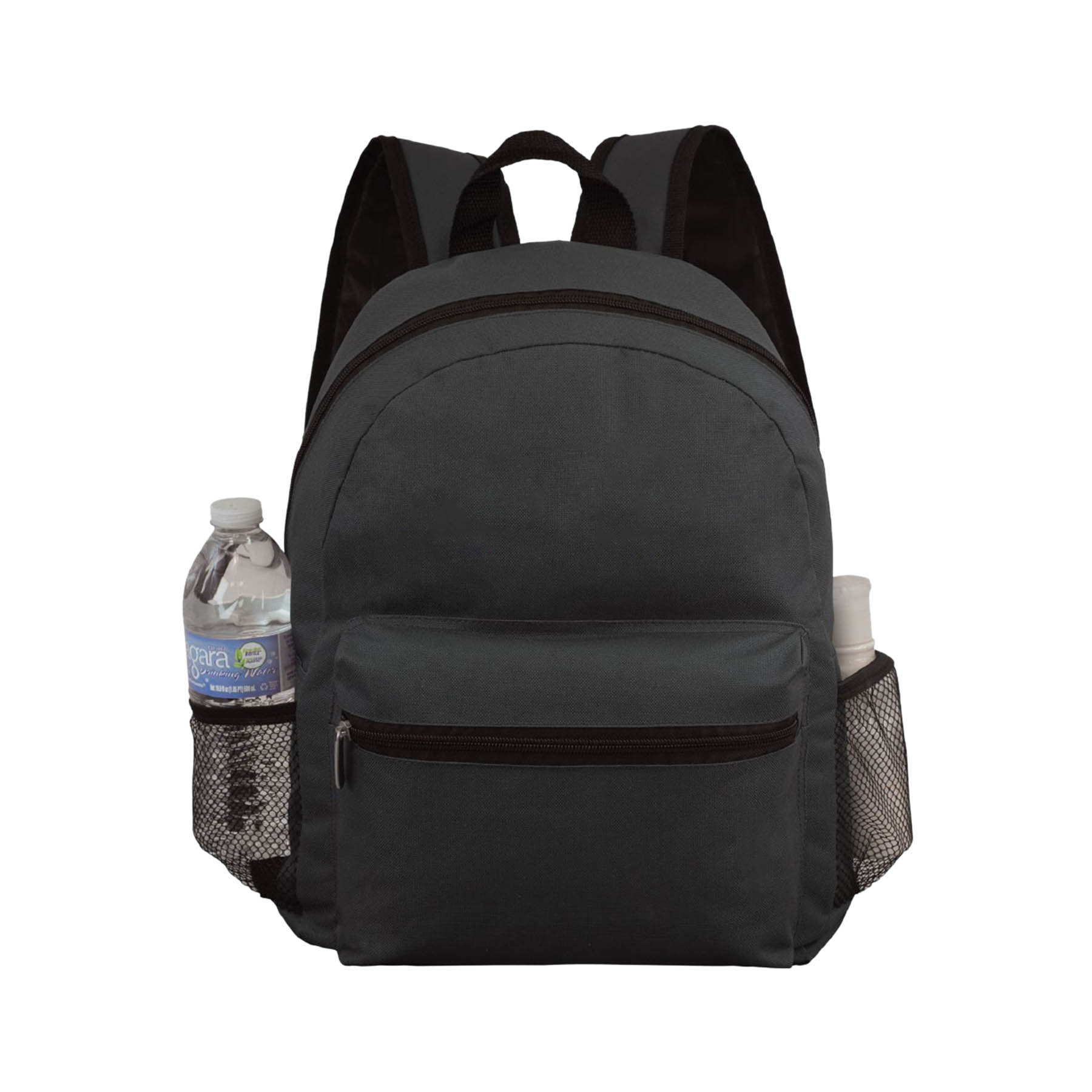 600D Polyester Backpack w/Two Sided Mesh Pocket(Bag, Backpack) 4