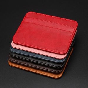 RFID Blocking 2 Sides PU Leather Card Holder Wallet 12