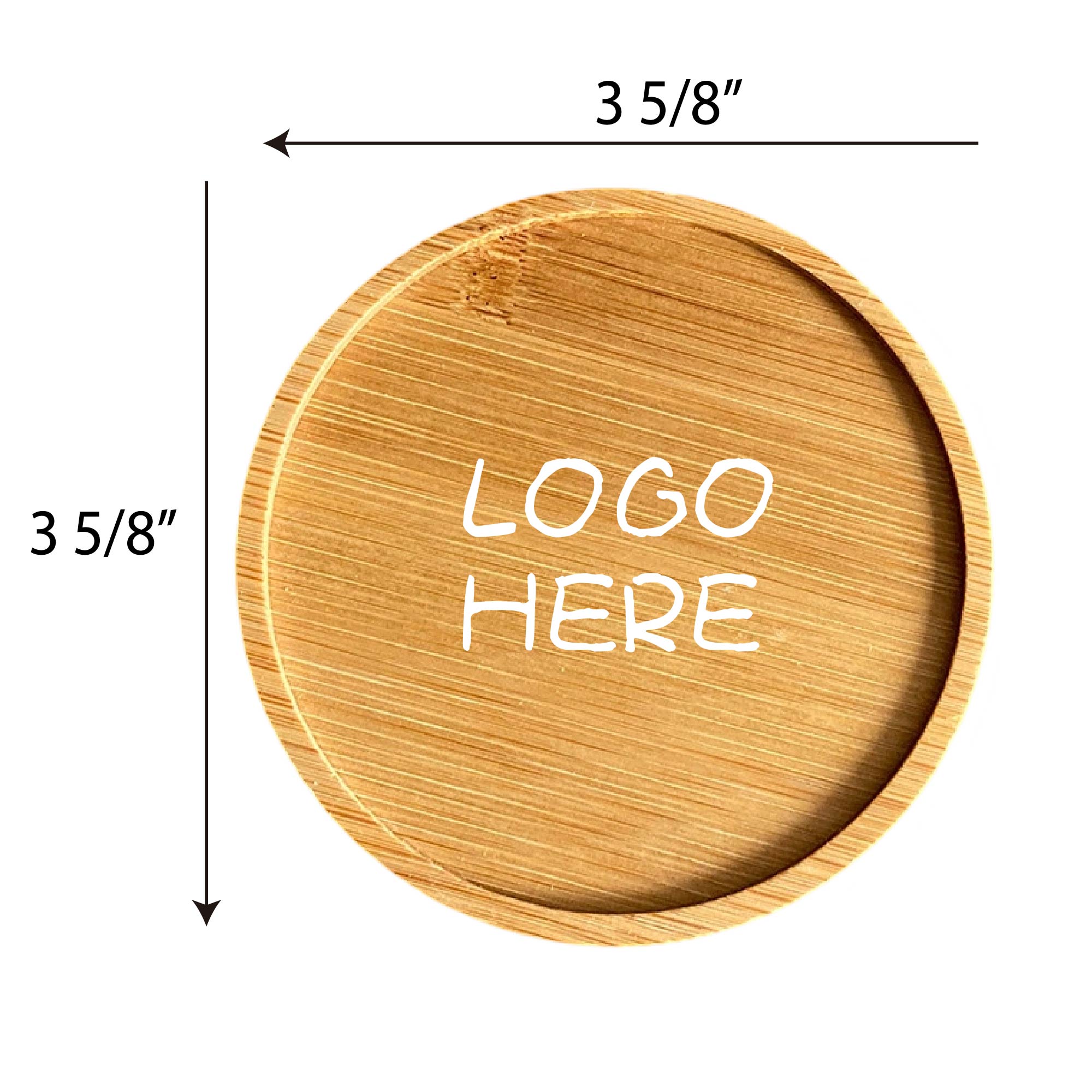 Round Bamboo Coasters 2