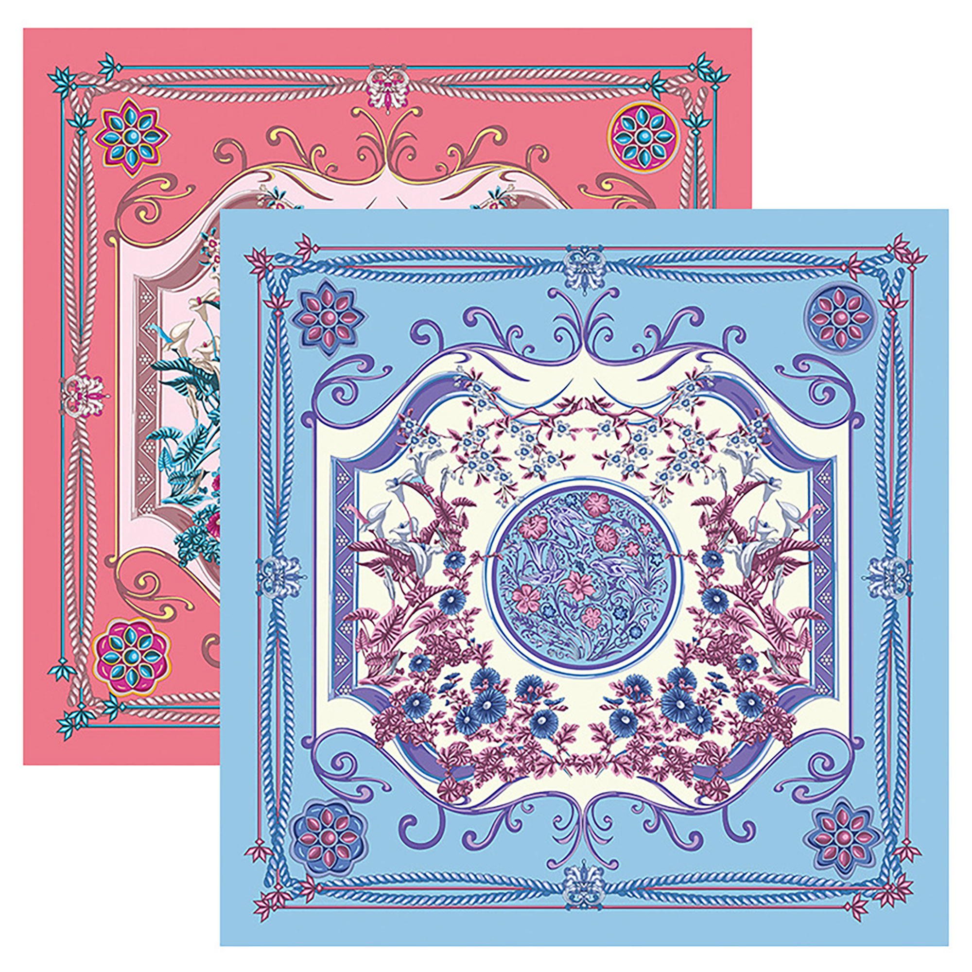 100% Mulberry Silk Neck Scarf 3