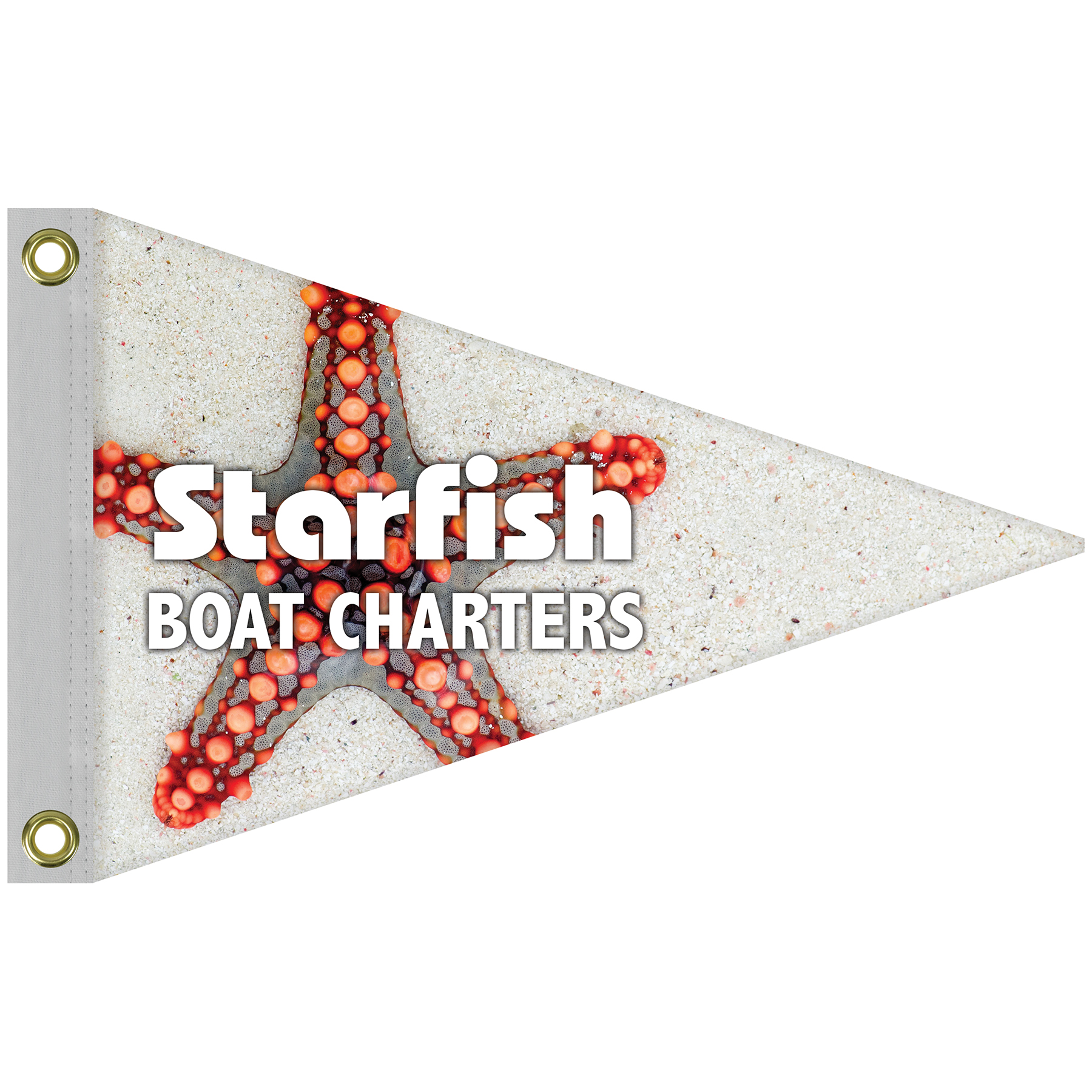 12" x 18" Single Reverse Knit Polyester Pennant 6