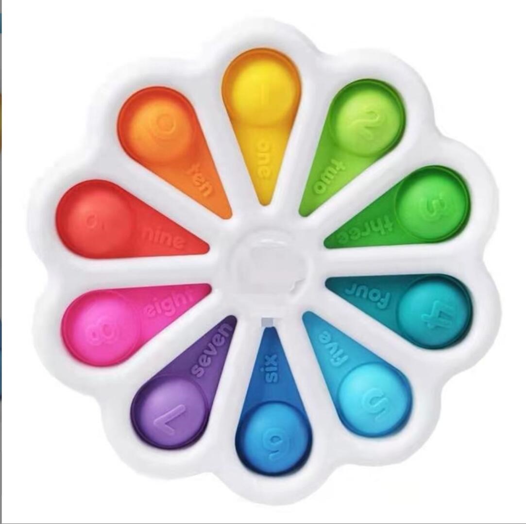 Flower Fidget Toys Sensory Simple Dimple Fidget Toy 2
