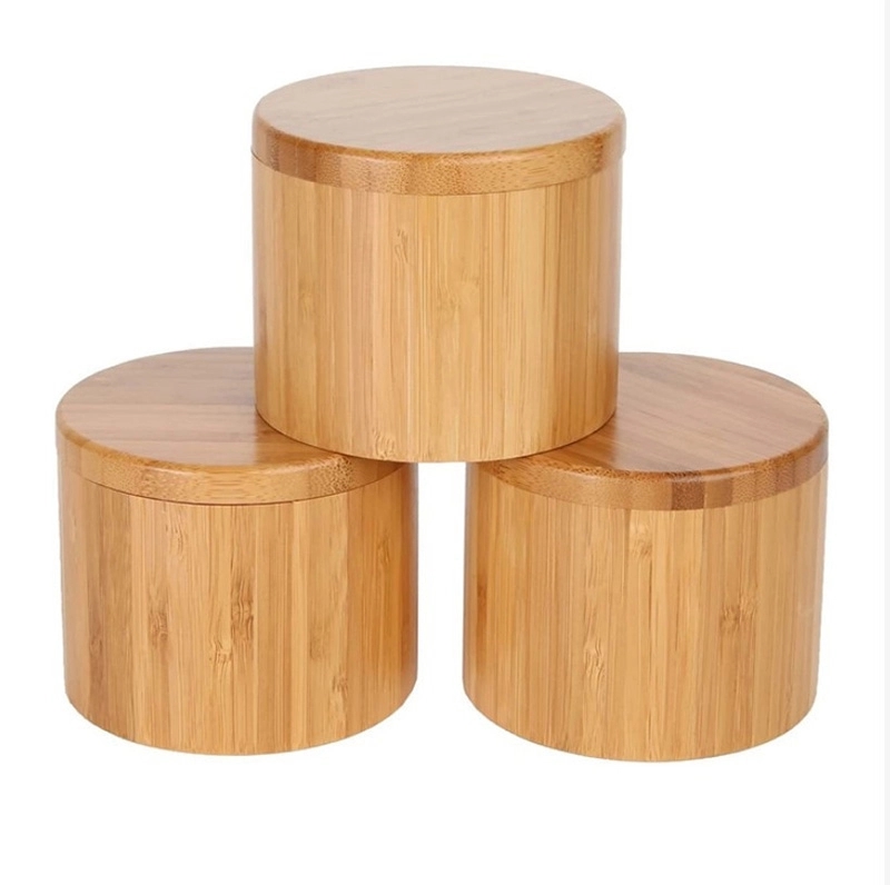 Custom Portable Gift Bamboo Container With Lid 4