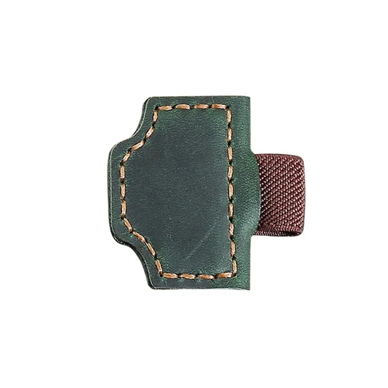 Wholesale Magnetic Leather Bookmark Pen Holder 6