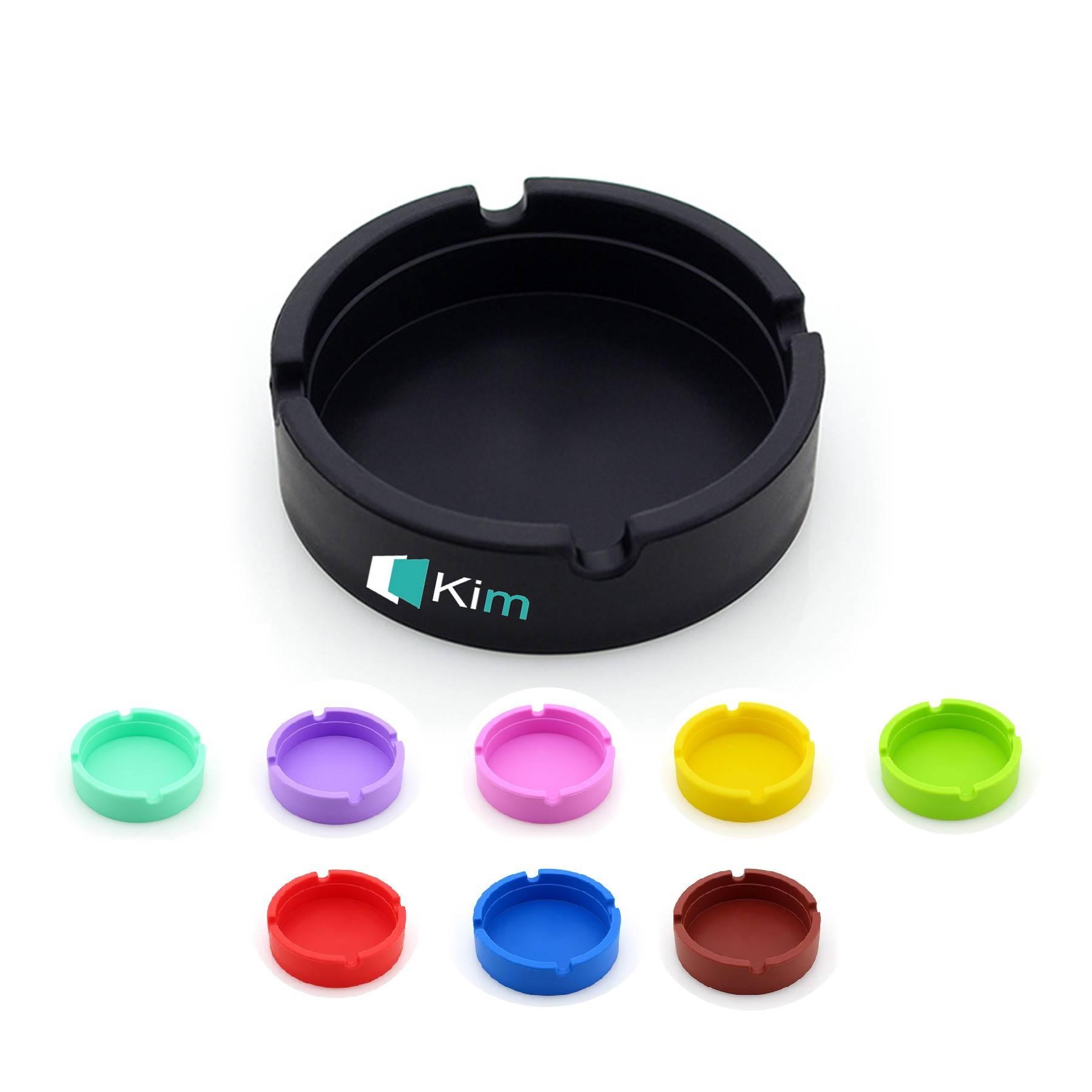 Circular Silica Gel Ashtray 2