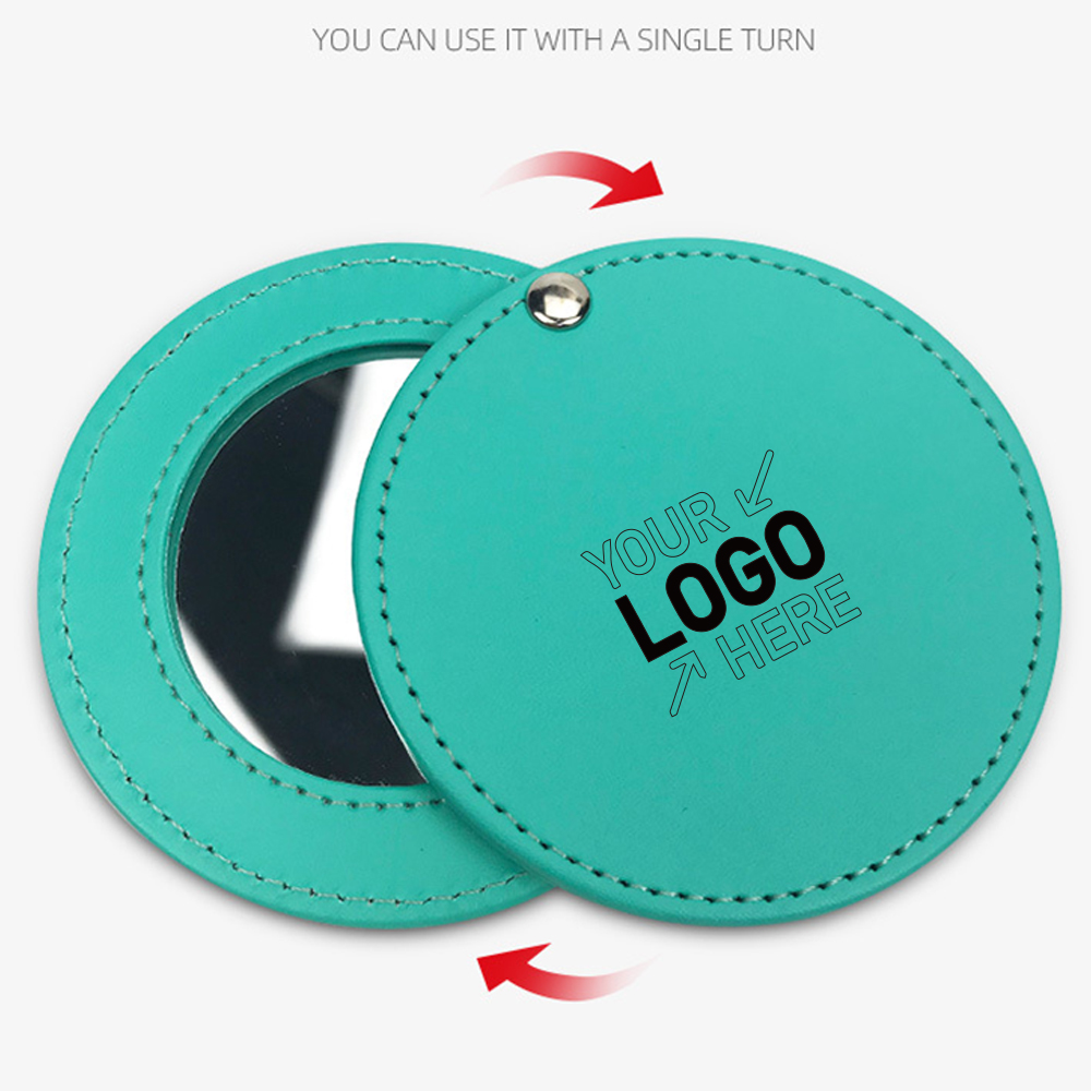 Round Leather Mirror 5