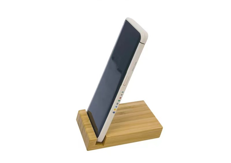 Bamboo Phone Stand 1
