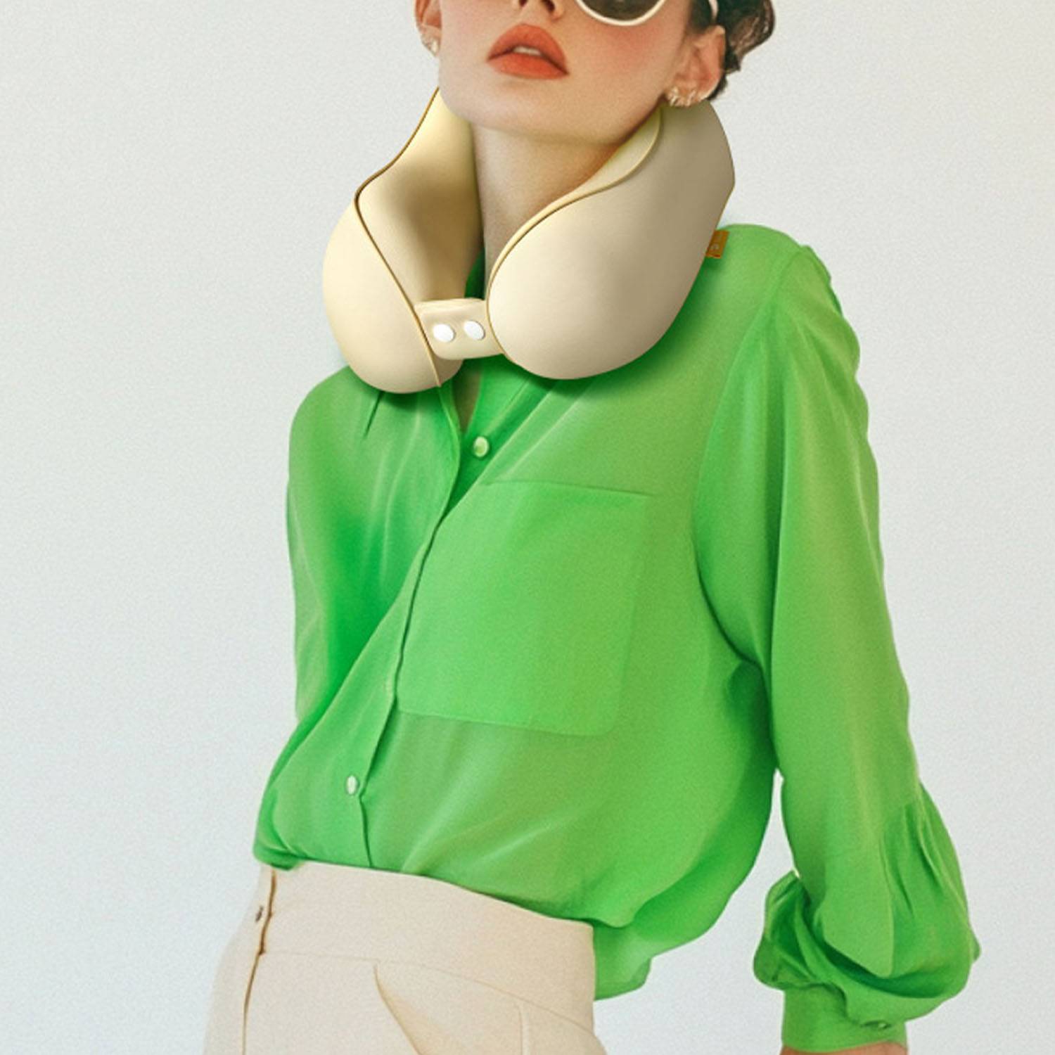 Memory Foam U-Shaped Travel Neck Pillow 6