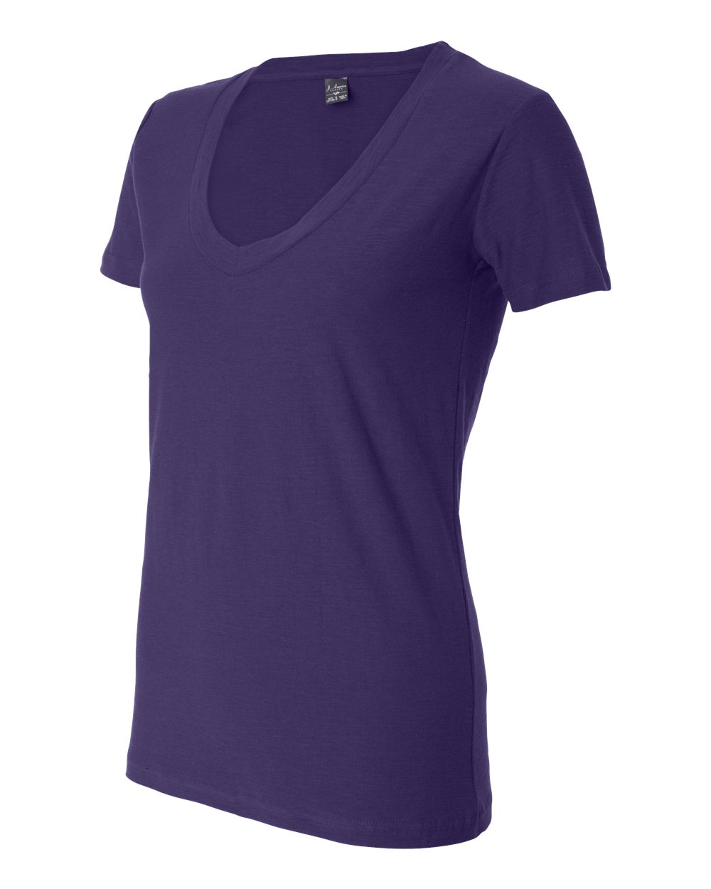 Women's V-Neck Slub T-Shirt - 8169 5
