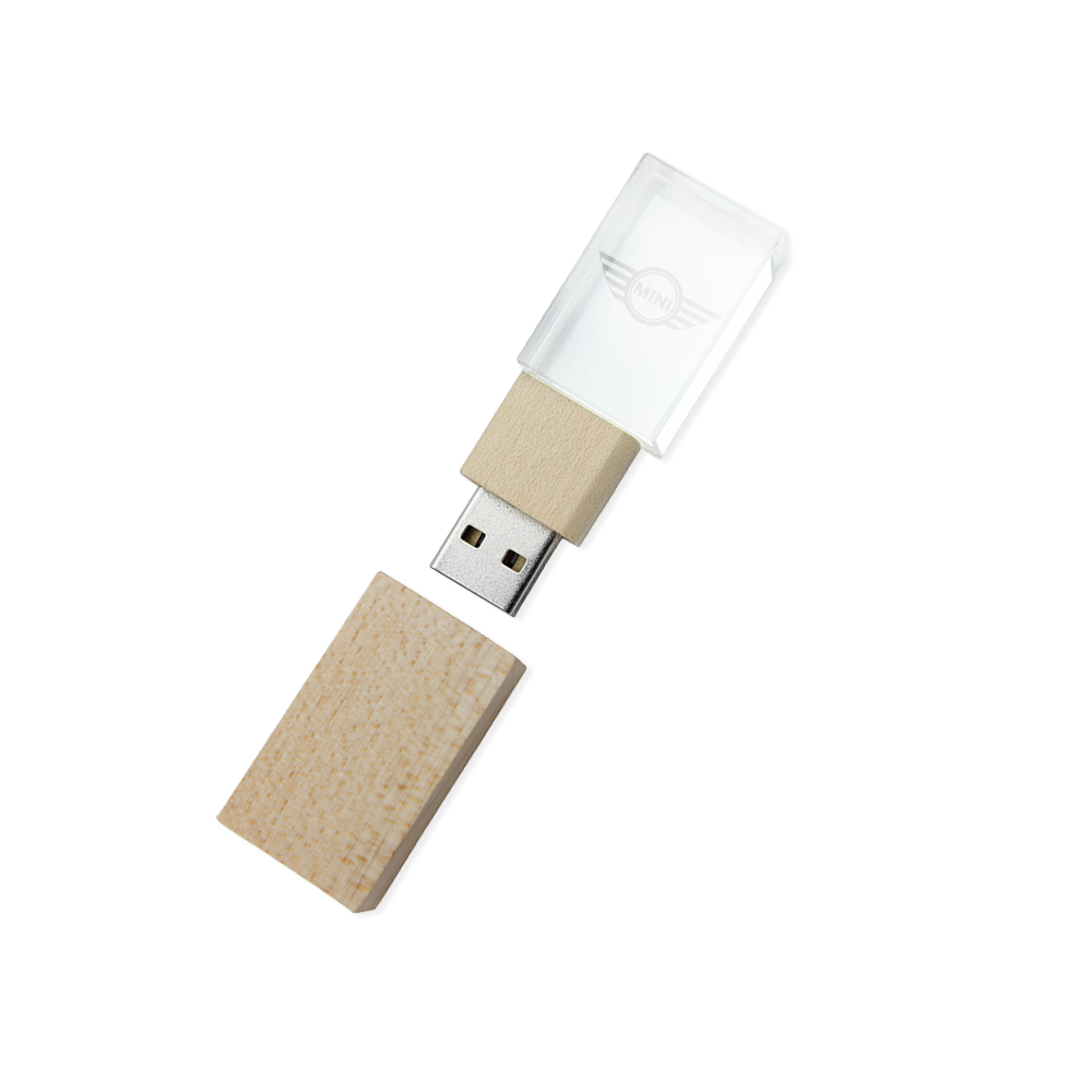 Northville Light Up Wooden Crystal USB 8
