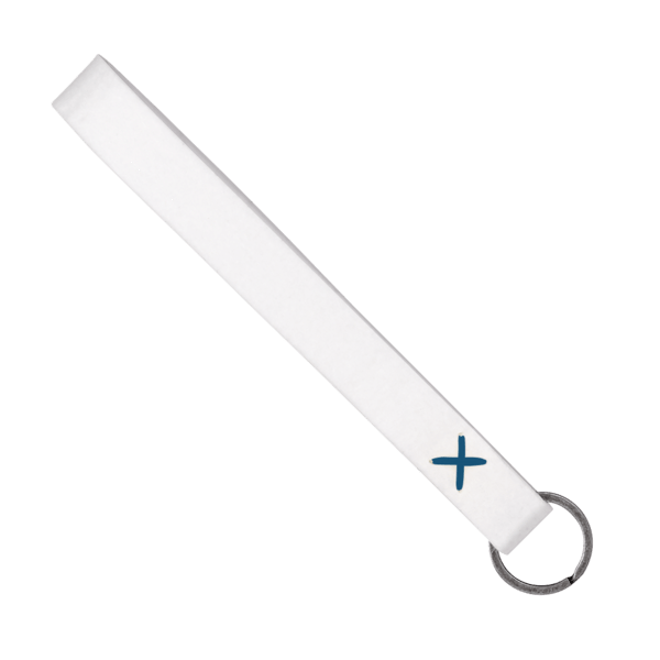 Strickland Dye-Sublimated Felt Wrist Keychain w/ Metal Split Ring 30