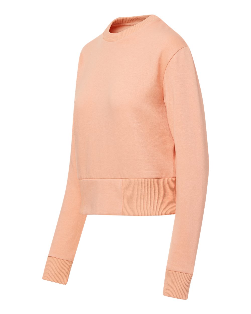Women's Romi Cloud Fleece Crop Crewneck Sweatshirt - W22106 1