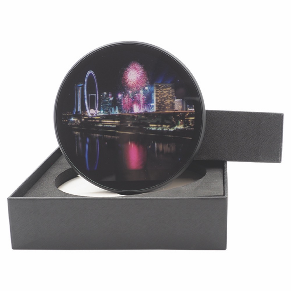 Logo Bright "Glass" Fast Speed Wireless Charger 7