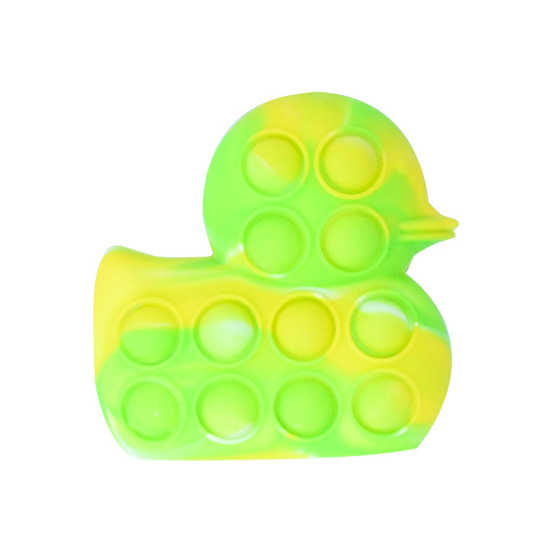 Duck Shaped Silicone Push Pop Bubble Toy 3