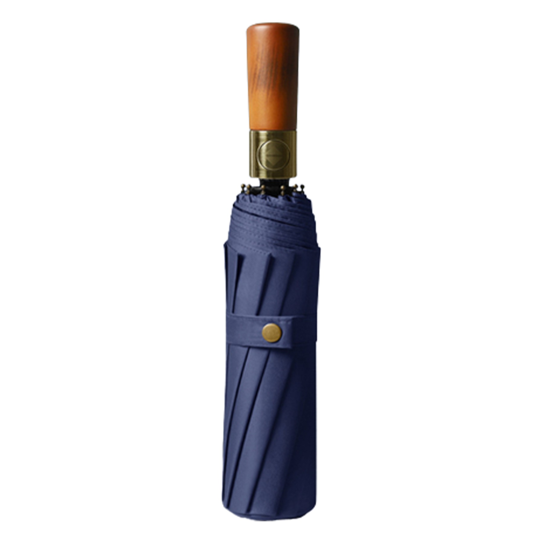 23-Inch Tri-Fold Automatic Umbrella With Original Wooden Han 7