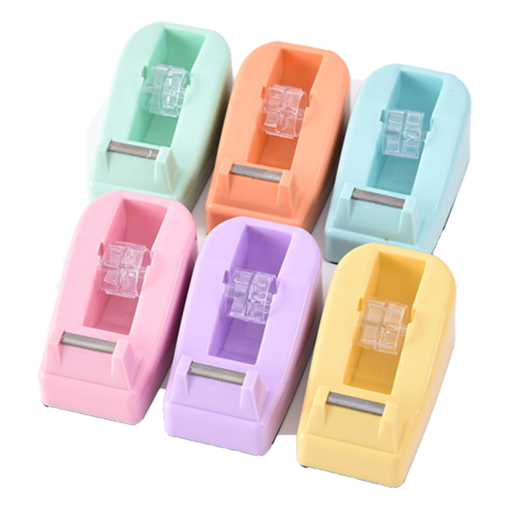 Multicolored Plastic Tape Dispenser For Office 2