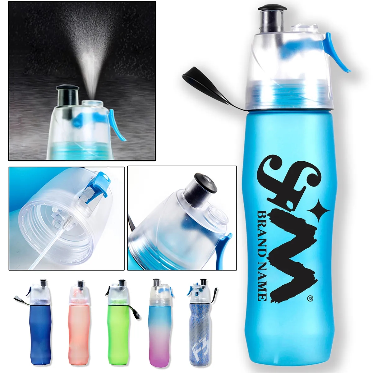 25oz Mist Water Bottle For Outdoor Sports Exercise 1