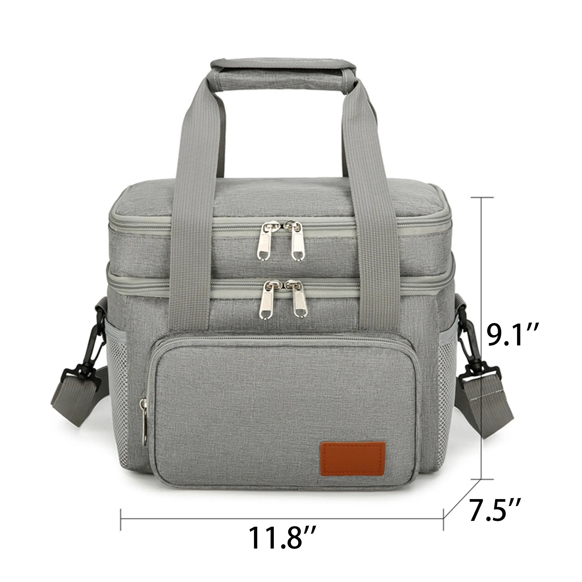 Zip Insulated Cooler Lunch Bags 2