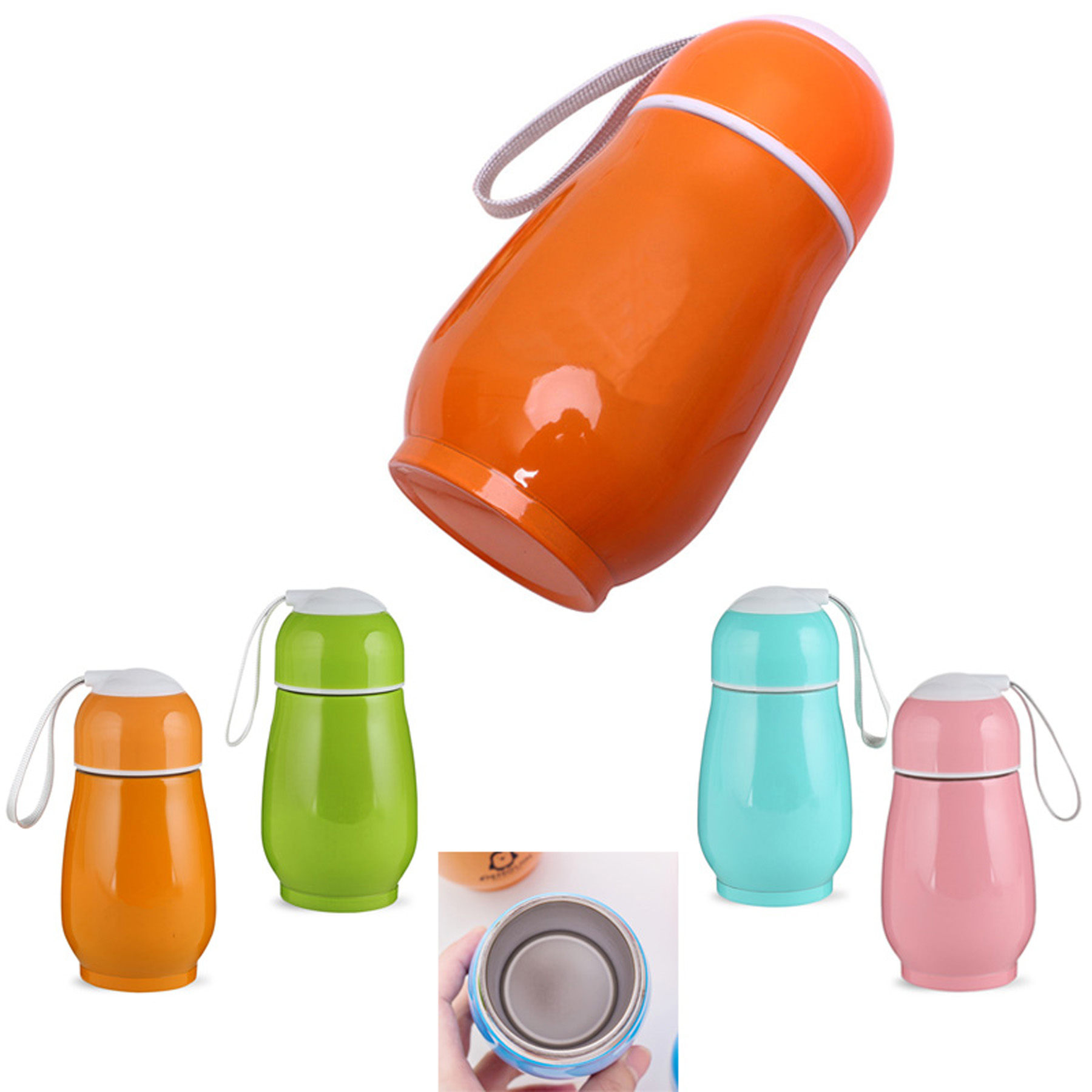 8oz Stainless Steel Penguin Vacuum Cup 2