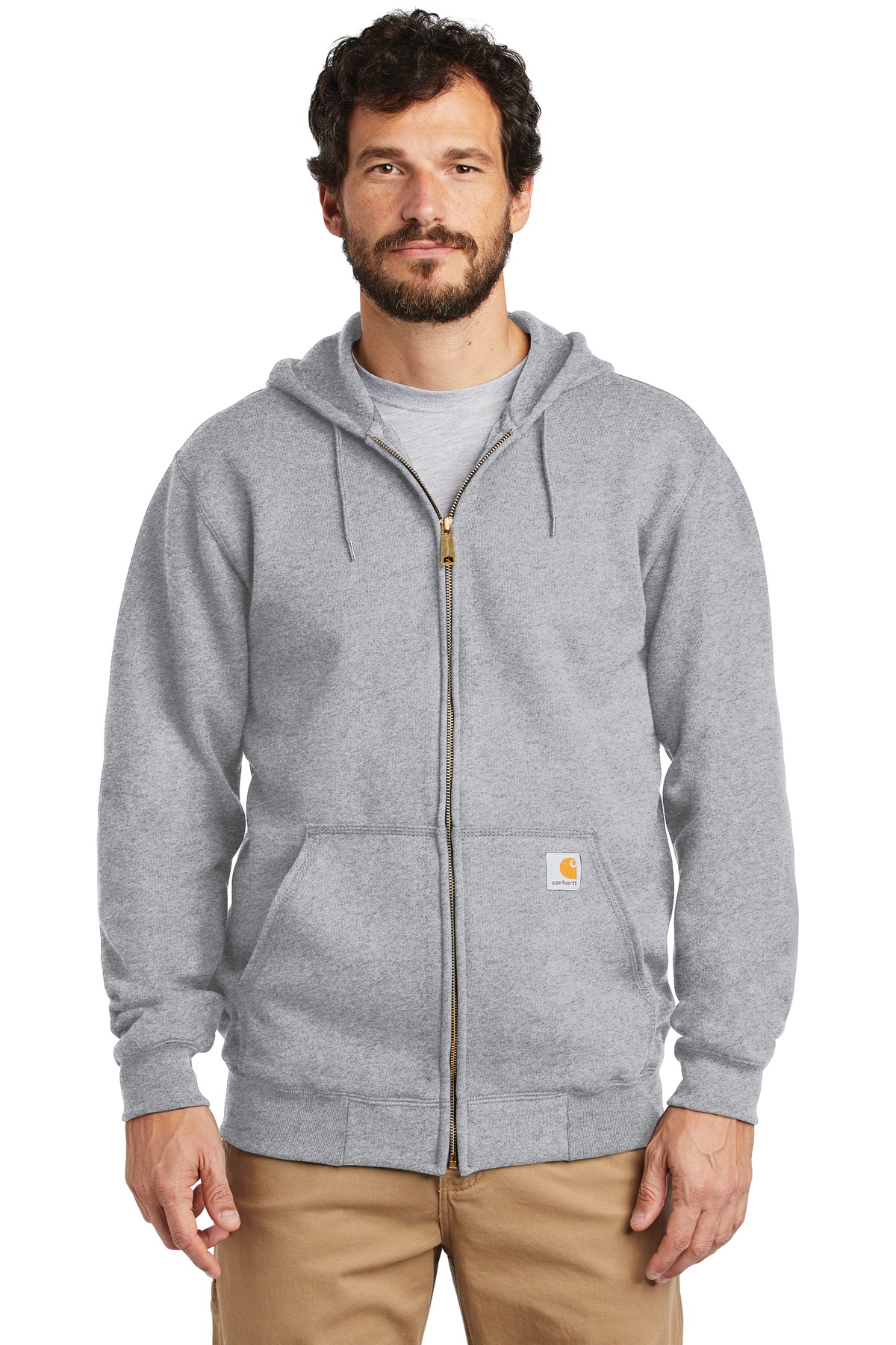 Carhartt Midweight Hooded Zip-Front Sweatshirt. CTK122, custom hoodie or sweatshirt with logo imprint 54