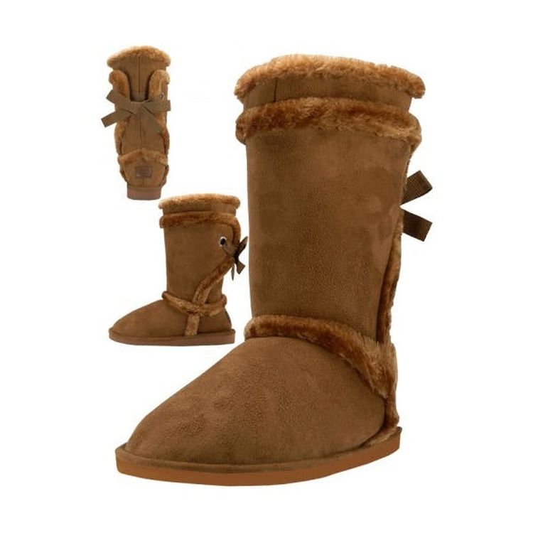 Women's Boots - Tan 11" Microfiber Shaft Sizes 6-11 1
