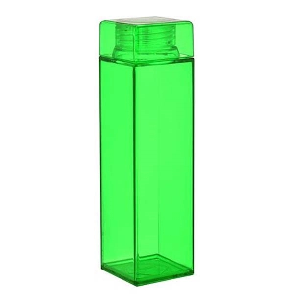 Square Plastic Water Bottle 17 oz 4