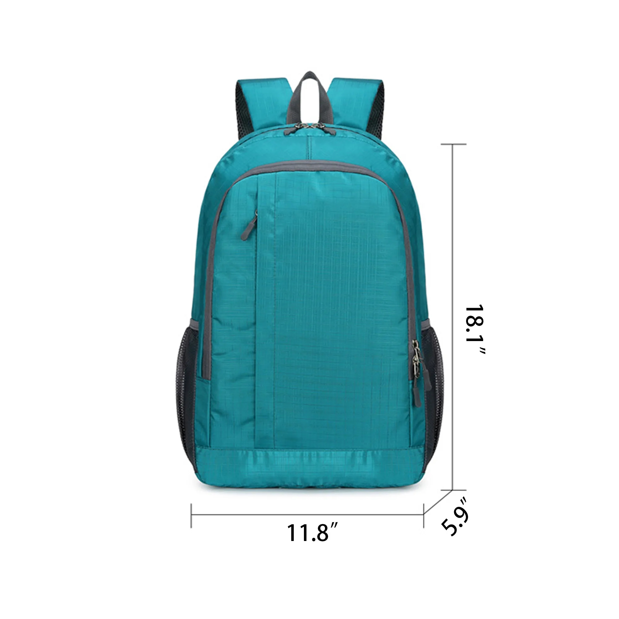 Packable Water-Resistant Nylon Travel Backpack 6