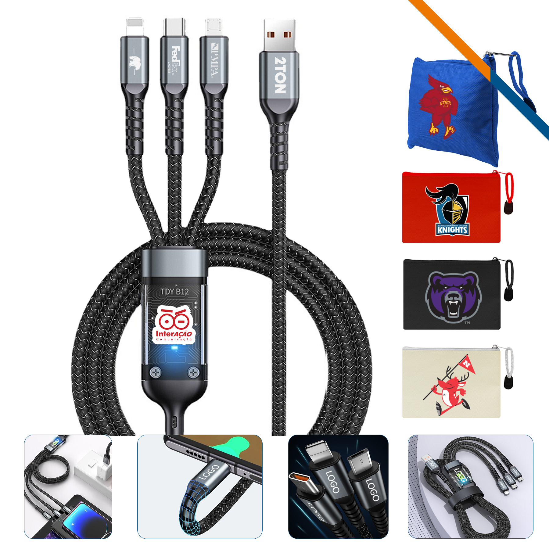 Almon 3in1 Charging Cable 3