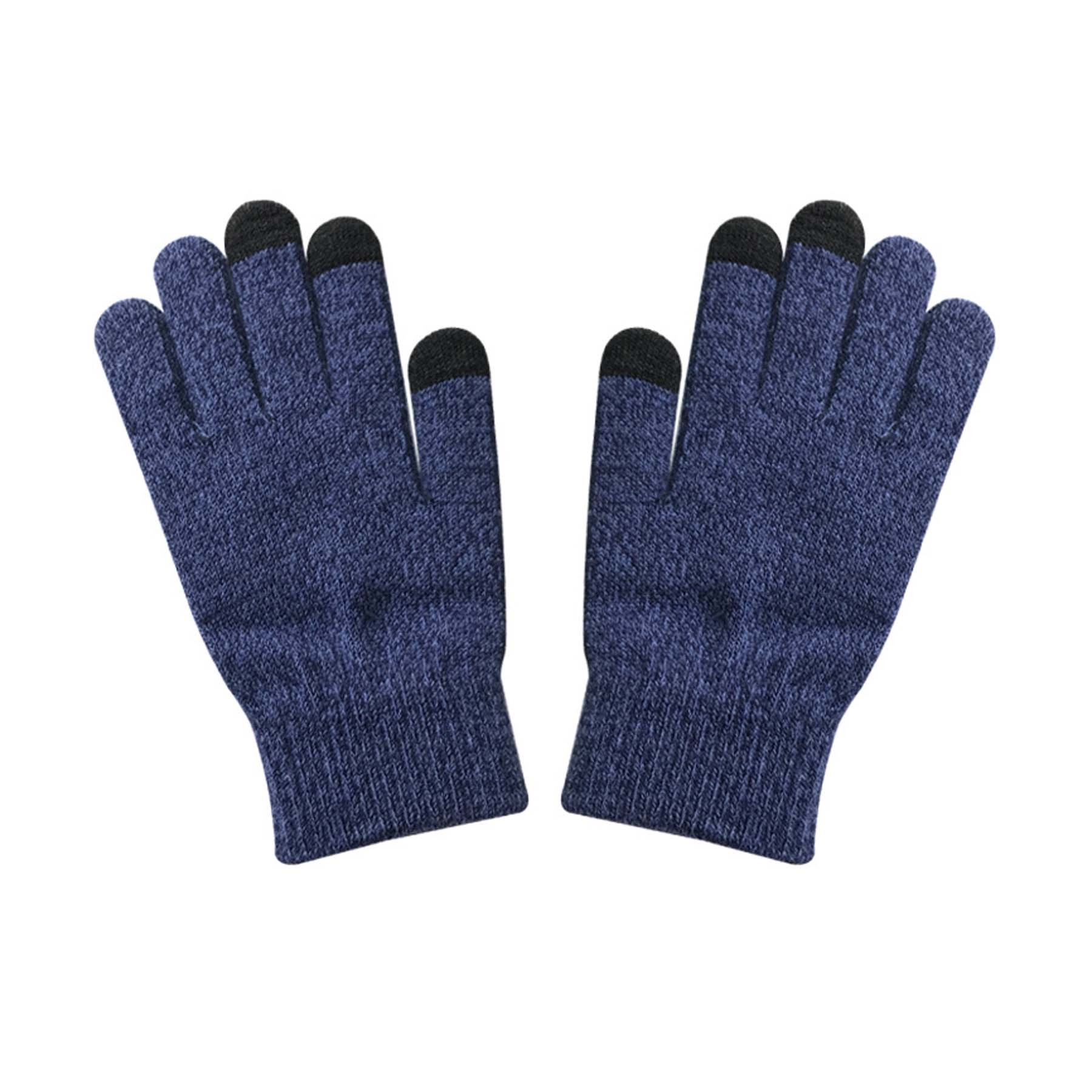 Winter Knitted Gloves for Men Women 4