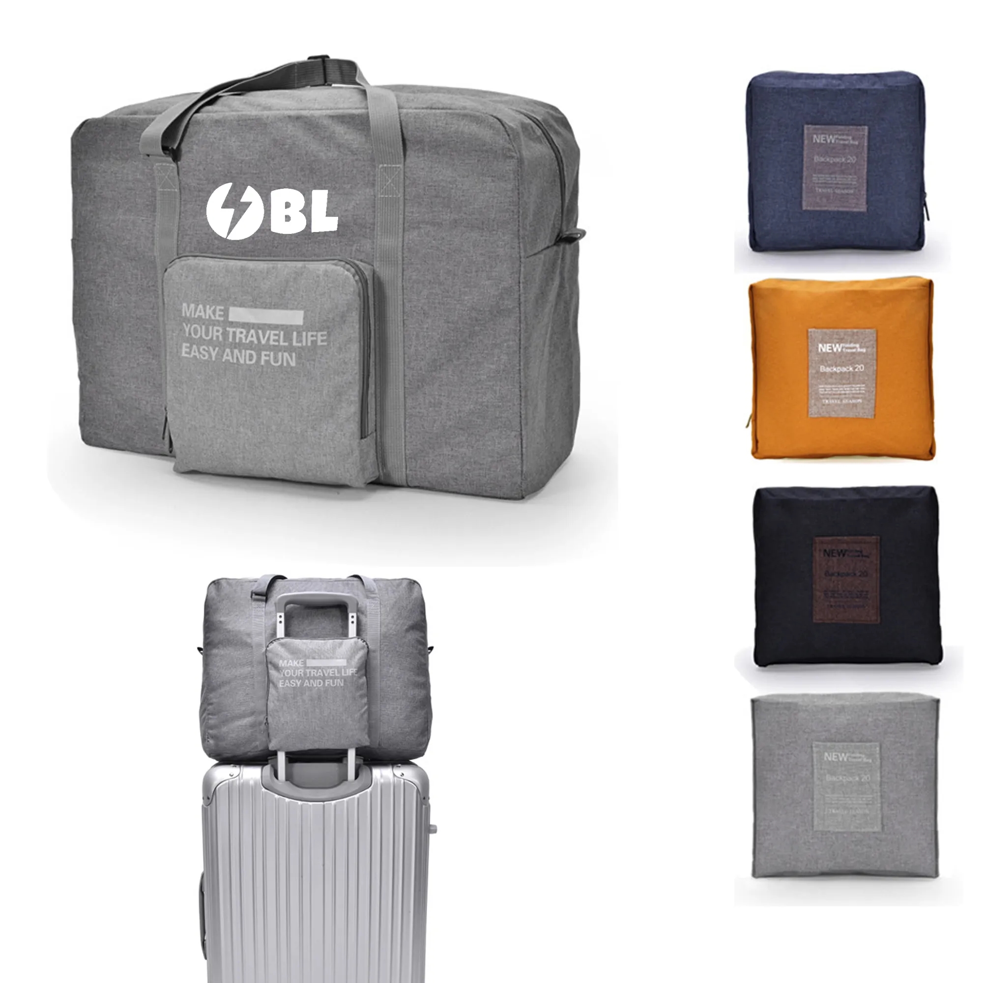Foldable Travel Large-Capacity Waterproof Storage Duffel Bag 7