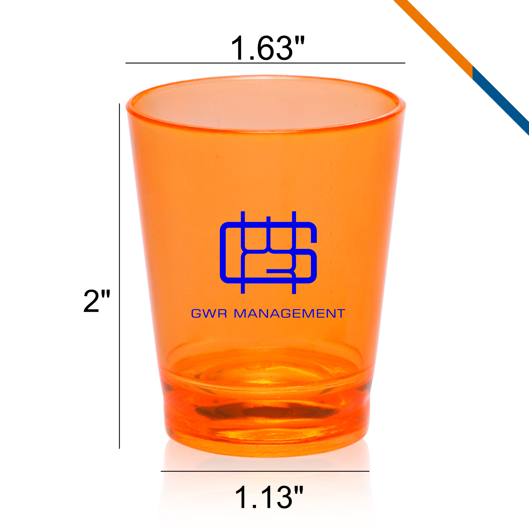 Ramsey Translucent Plastic Shot Glasses - 1.5 OZ. 7